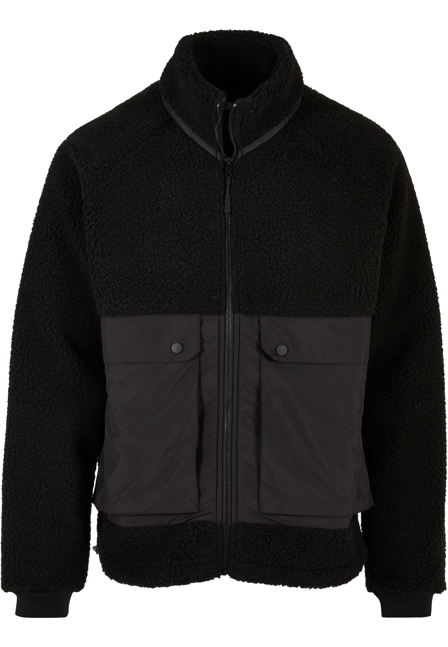 URBAN CLASSICS Winterjacke "Urban Classics Herren Short Raglan Sherpa Jacke günstig online kaufen