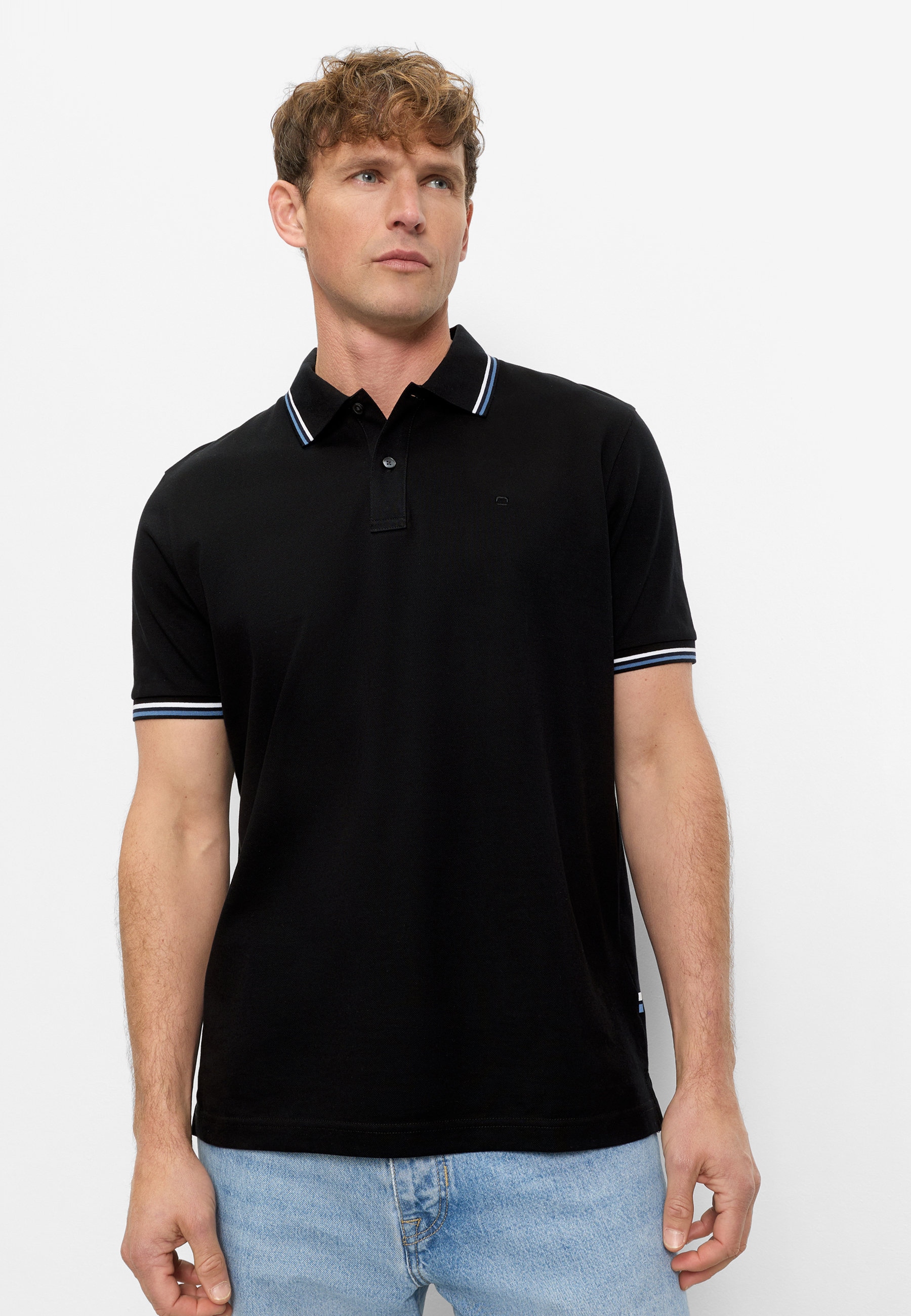 OLYMP Poloshirt "OLYMP Casual Wirk" günstig online kaufen