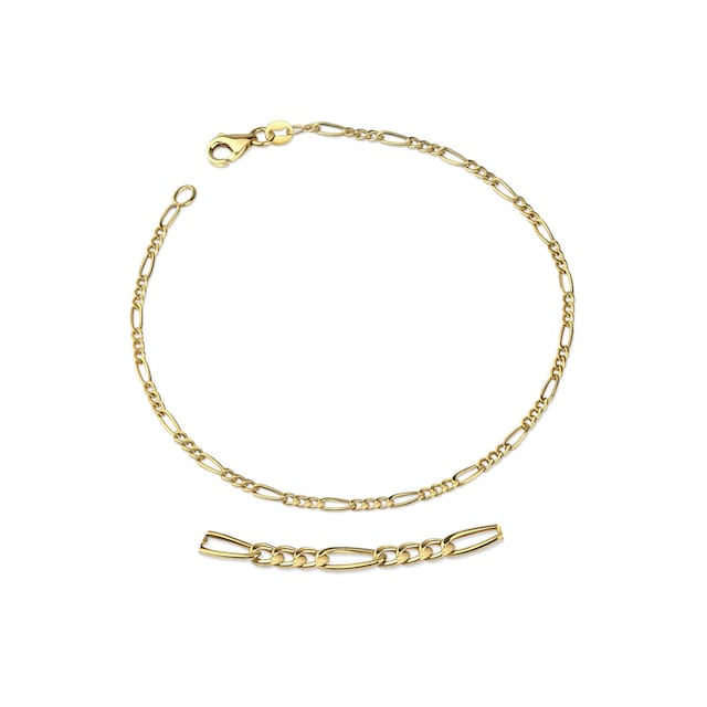 Firetti Goldarmband »Schmuck Geschenk, Armkette Figarokette, Anlass  Geburtstag, Weihnachten«, Made in Germany für bestellen | BAUR