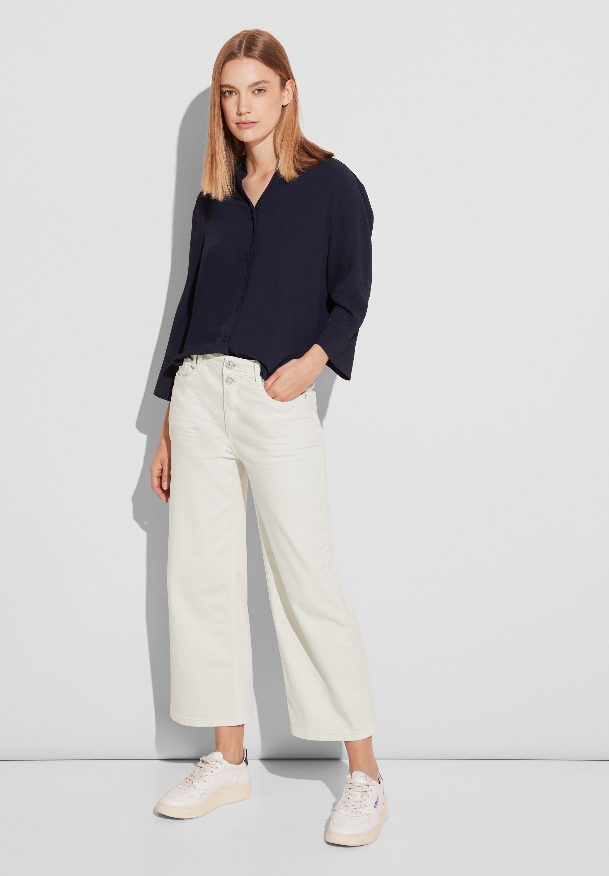 STREET ONE Comfort-fit-Jeans, mit Wide Legs