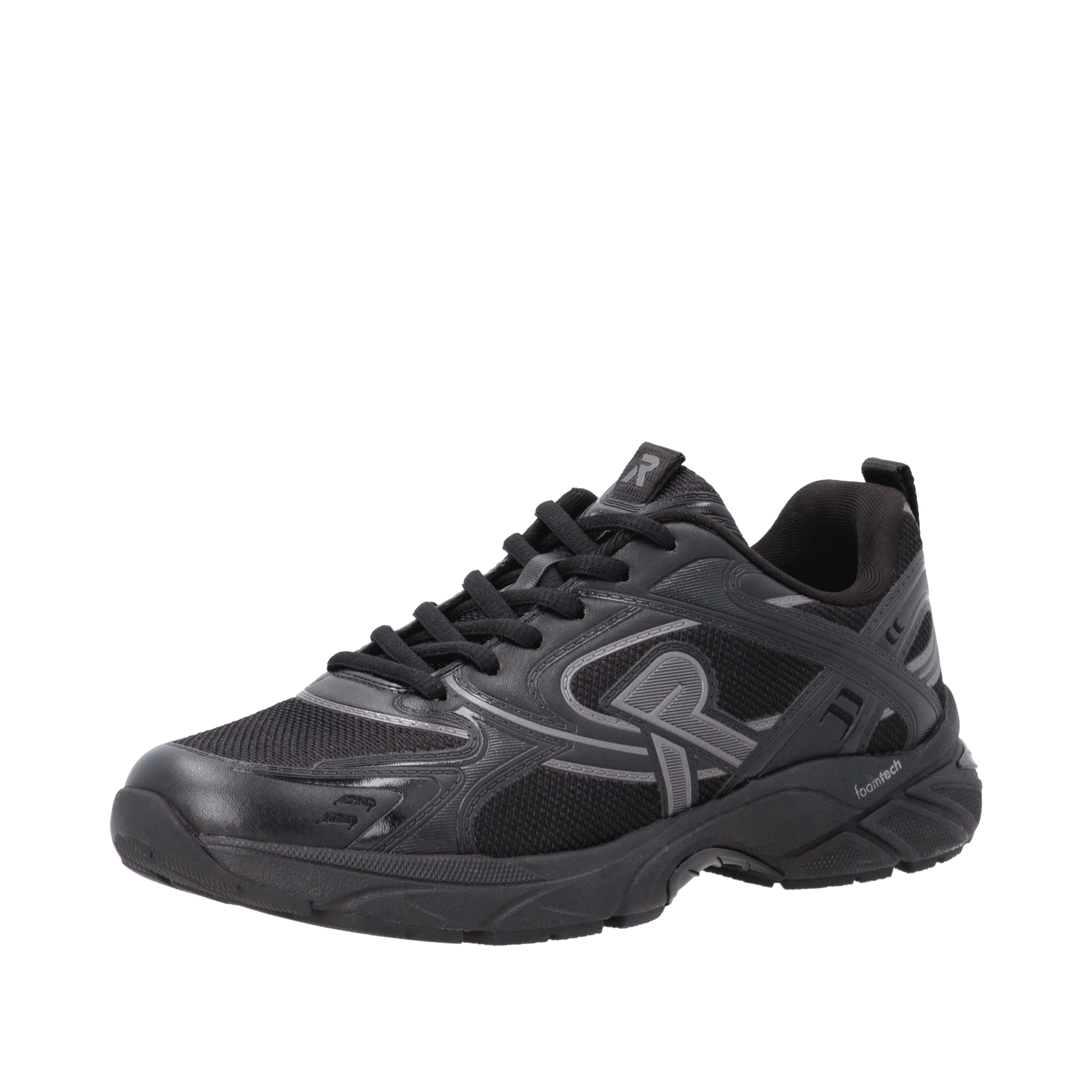 RIEKER Sport Keilsneaker  Plateau, Freizeitschuh, Halbschuh mit Kontrastbesätzen