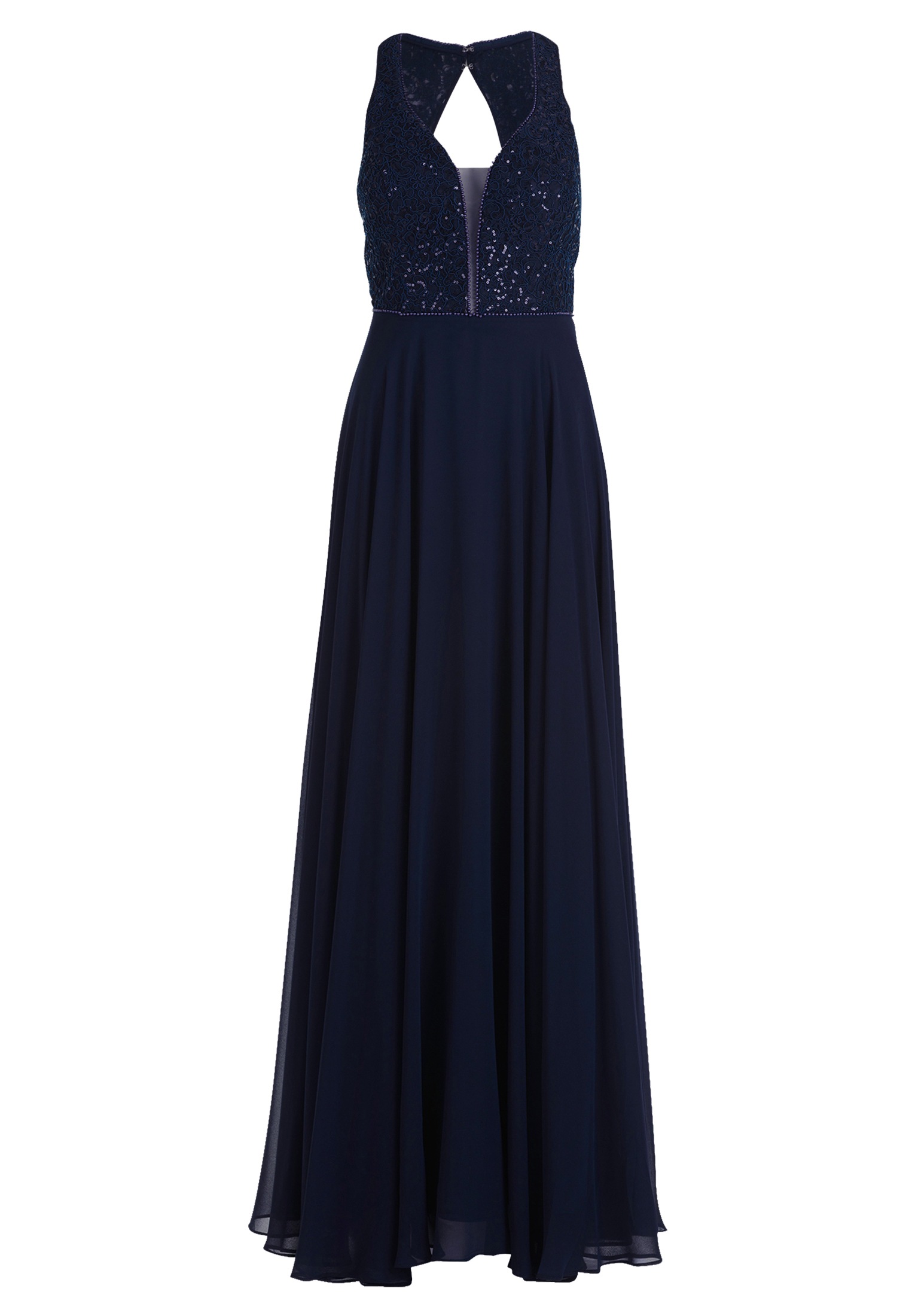 Vera Mont Abendkleid "Damen Abendkleid mit Pailletten" Ohne Tasche Perlen günstig online kaufen