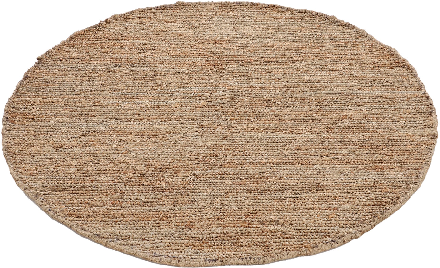 carpetfine Teppich »Nala Juteteppich Naturfaser«, rund, 9 mm Höhe, wendbar, aus 100% Jute, in vielen Größen und Formen, quadratisch, rund