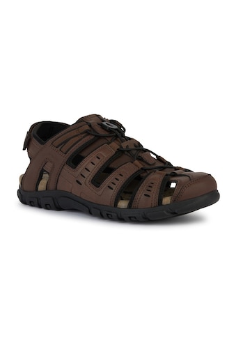 Sandale »UOMO SANDAL STRADA C«, Sommerschuh, Klettschuh, Outdoorsandale, mit Lederfußbett