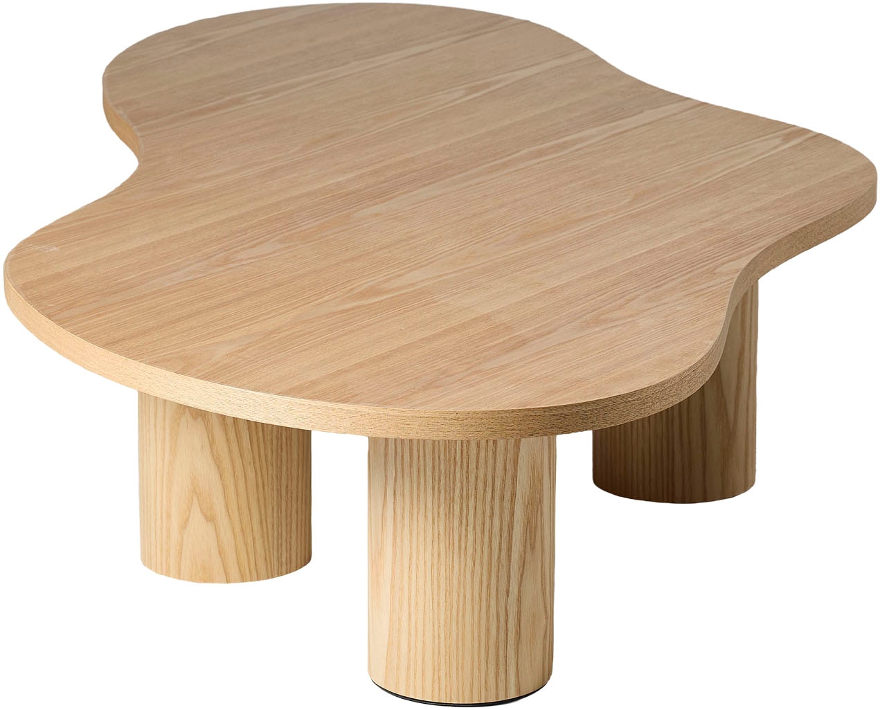 SalesFever Couchtisch »Couchtisch 160x85 cm« Markante organische Form mit skulpturalem Charakter