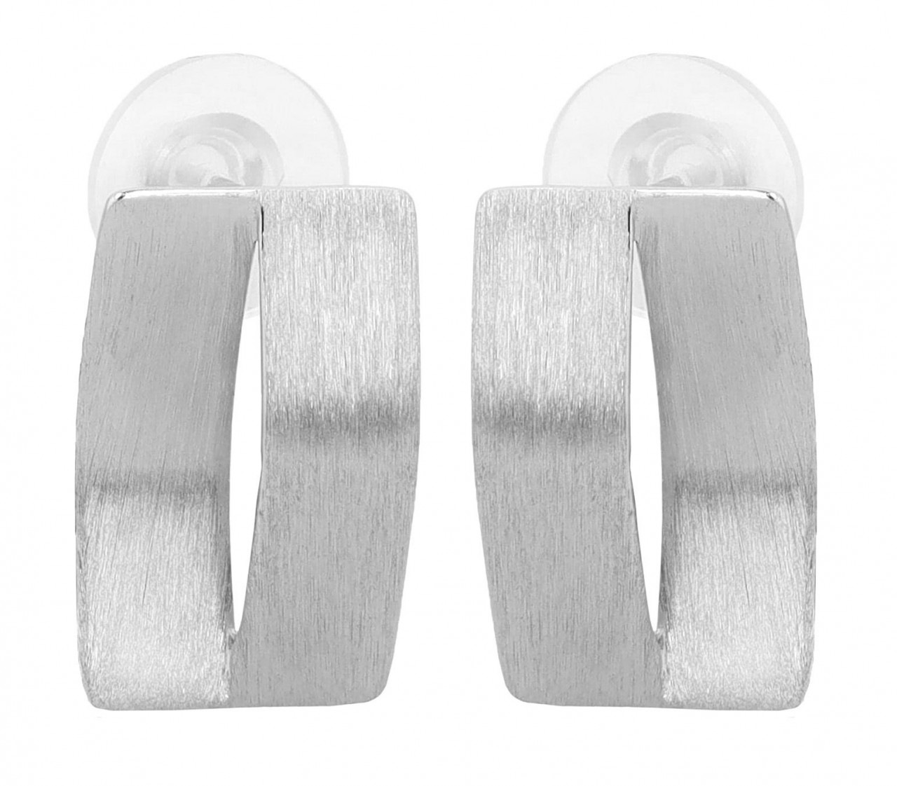 Adelia's Women's Earrings Polished 925 Sterling Silver 2