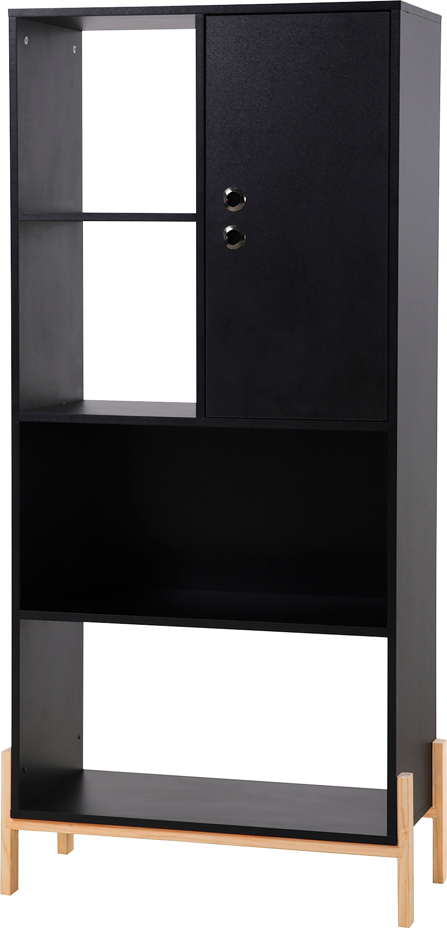 Möbilia Mehrzweckregal "Melia" Beine aus massiver Pinie günstig online kaufen