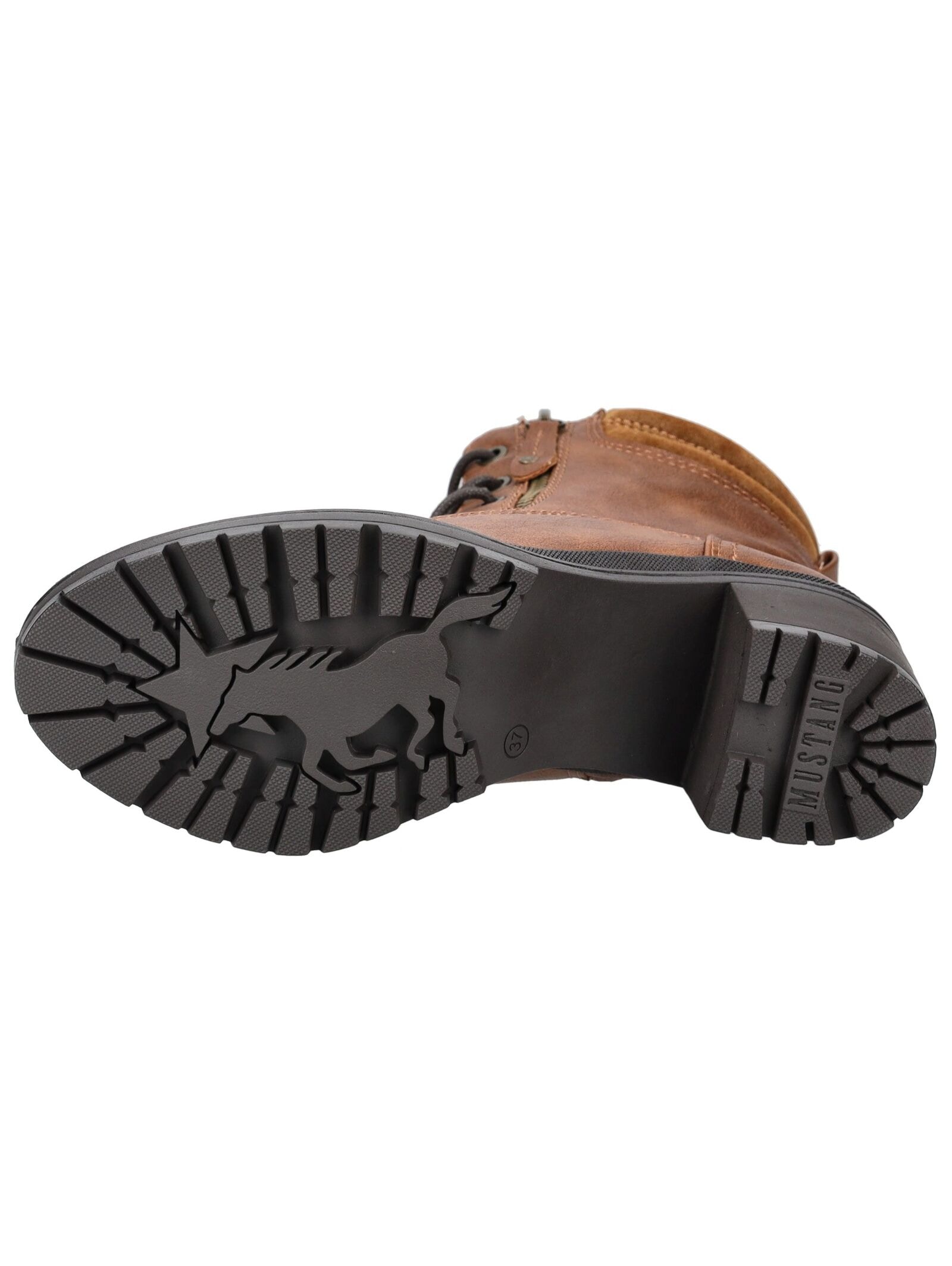 Mustang Shoes Schnürstiefelette »Mustang Shoes Stiefelette Lederimitat«