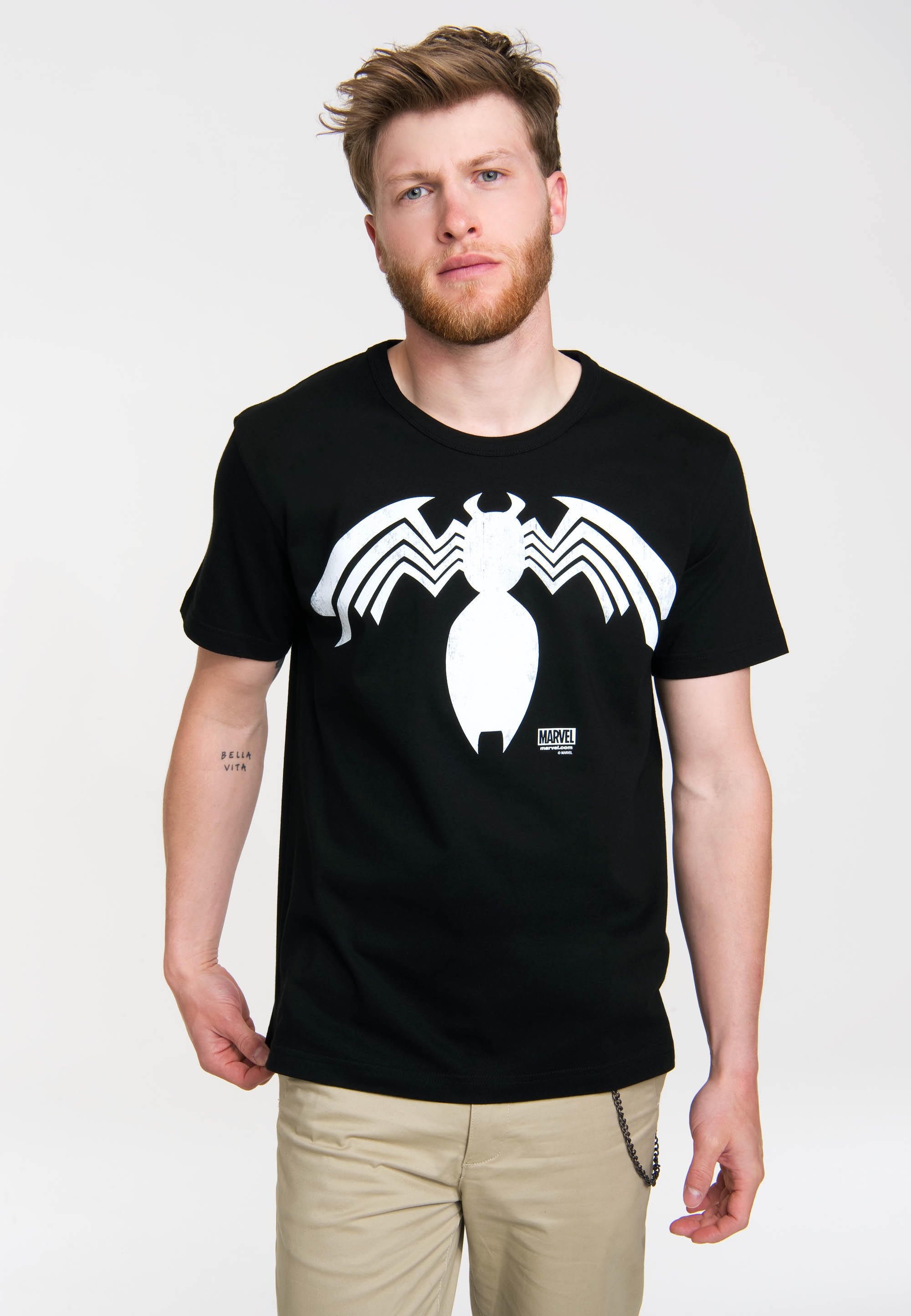 LOGOSHIRT T-Shirt »Venom«, mit coolem Front-Print