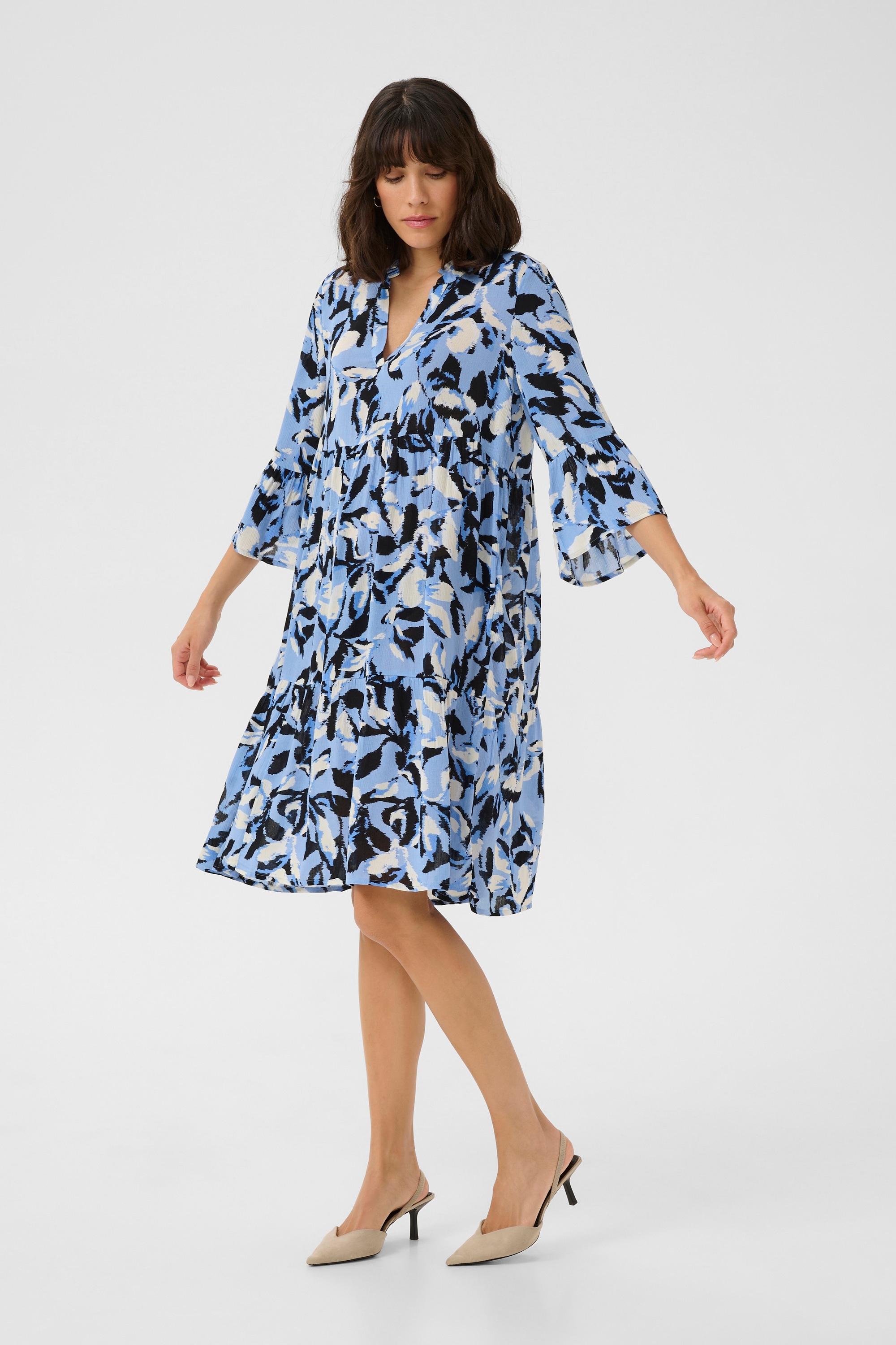 KAFFE Midikleid »Damen Kleid KAedita«