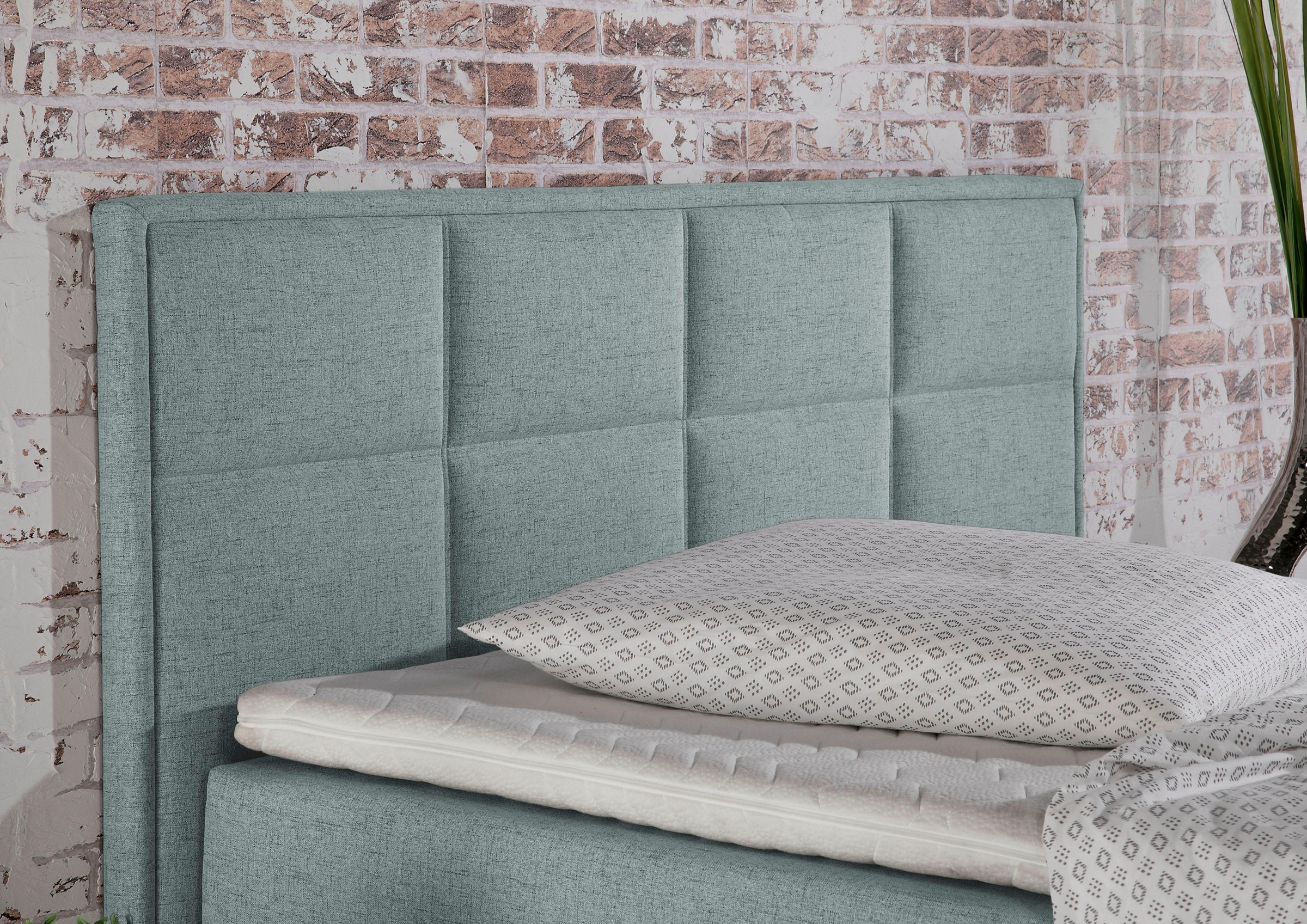 Home affaire Boxspringbett »Casey«, in 5 Breiten, 3 Ausführungen, 2 Härtegraden, Steppung, Topper