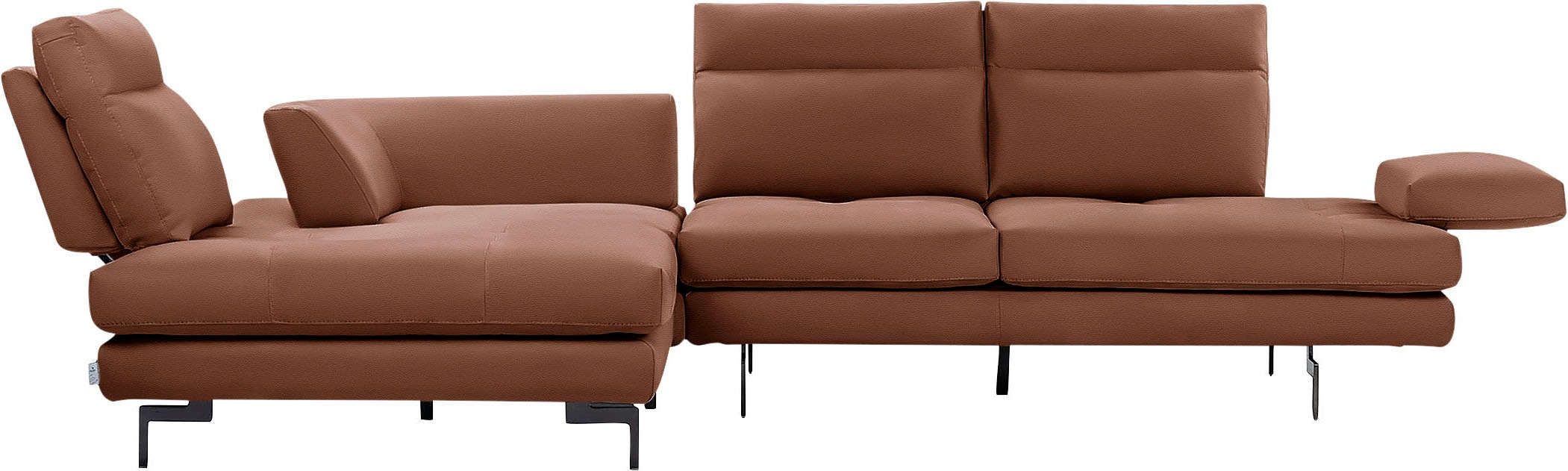CALIA ITALIA Ecksofa "Toby Wing, Komfortsofa mit Sitzkomfort der Extraklass günstig online kaufen