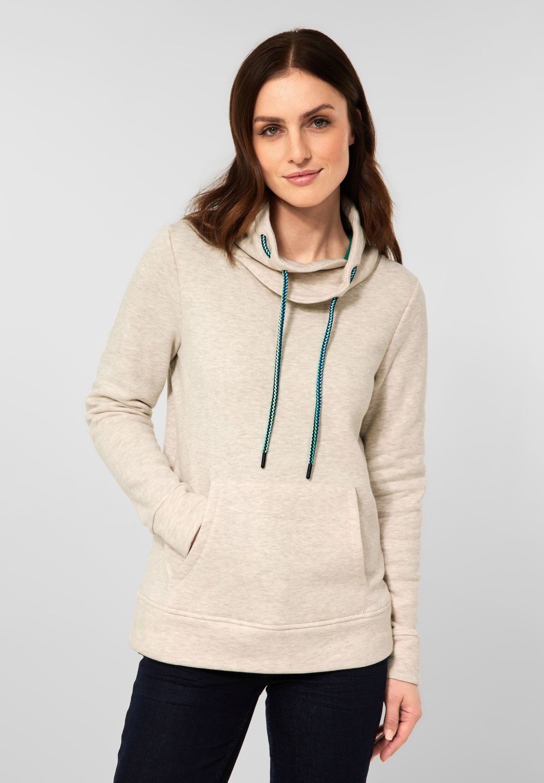 Cecil Sweatshirt mit Kängurutasche