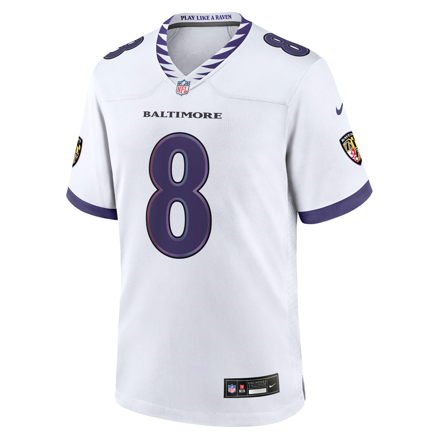 Nike Footballtrikot »Nike Trikot Baltimore Ravens Nike Road Jersey Jackson 8«