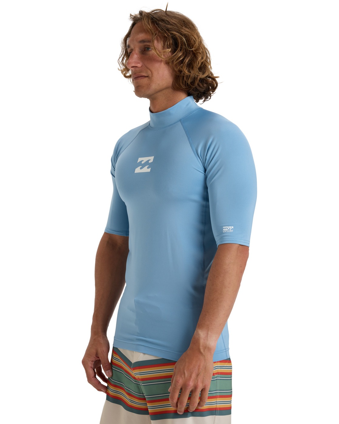 Billabong Waves All Day Men's Lycra Shirt Sky Blue L 2