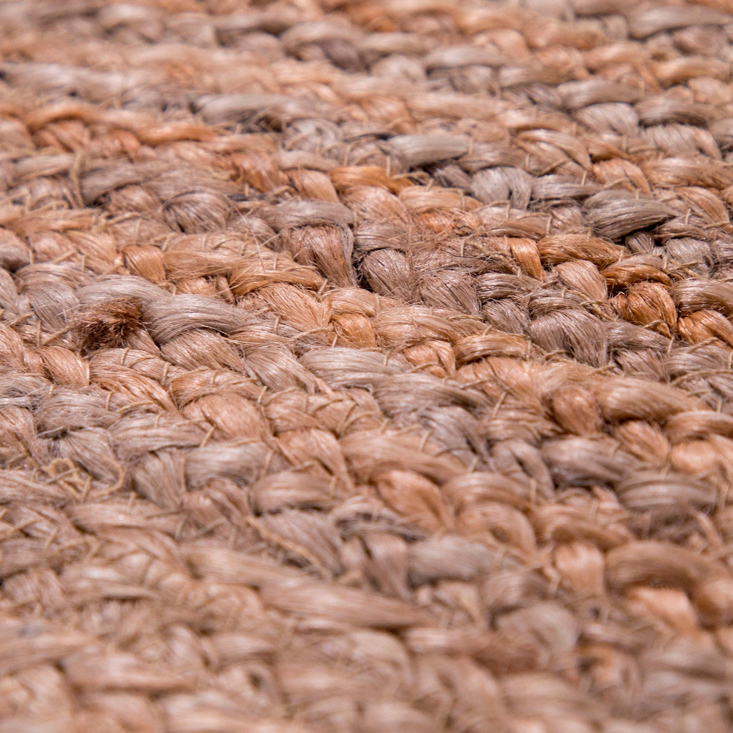 Paco Home Teppich "Viborg 595" rund 13 mm Höhe Jute, Modern, Boho, Handgefe günstig online kaufen