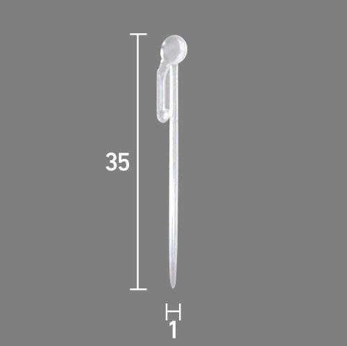 Thumbnail - Good Life Faltenclip "Steffi", (Packung, 100 St.), aus Kunststoff/Metall