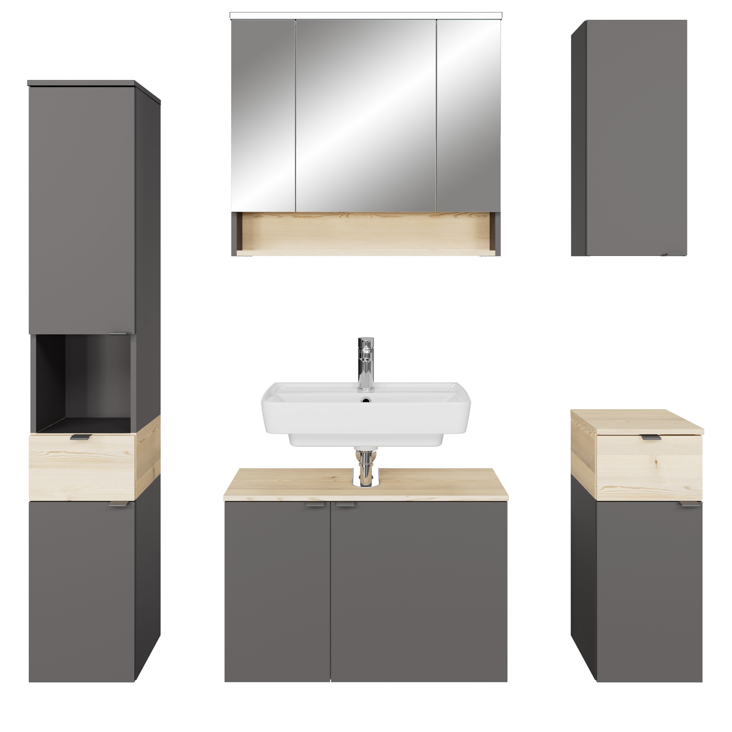 Saphir Badmöbel-Set "Quickset 394" Komplett-Set, 5 Stk. tlg. günstig online kaufen
