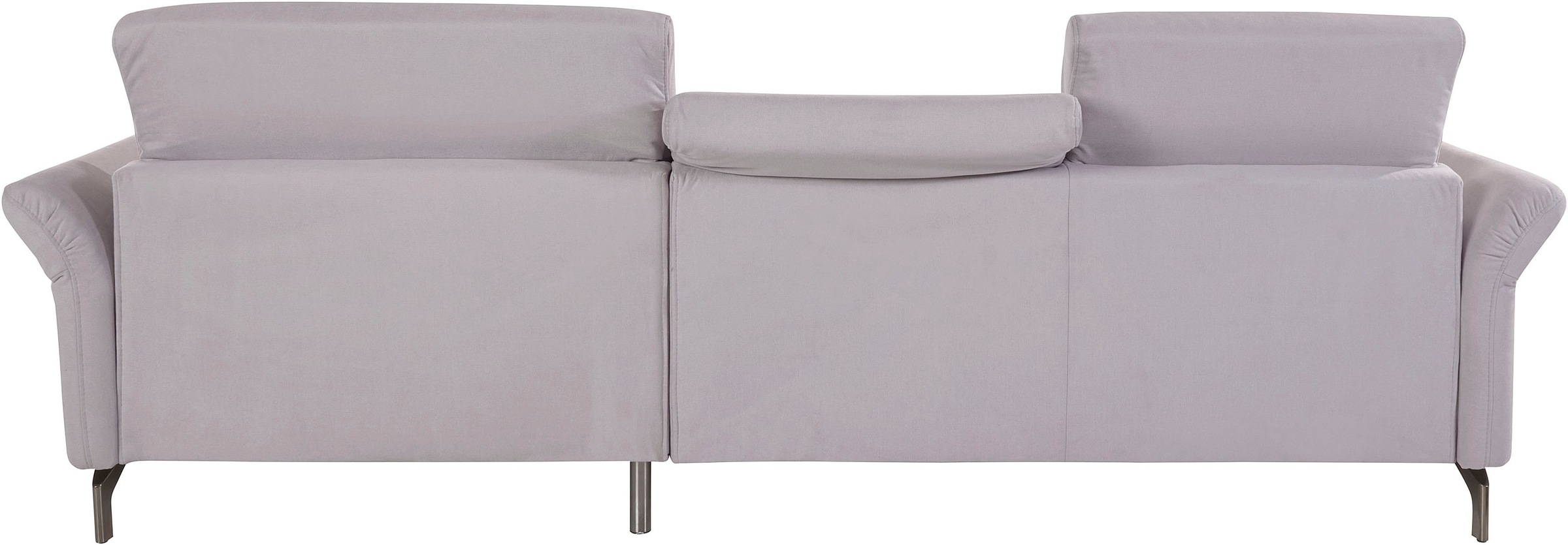 INOSIGN Ecksofa »Fresh L-Form«, Federkern, wahlweise Kopfteilverstellung und motorischer Vorziehsitz