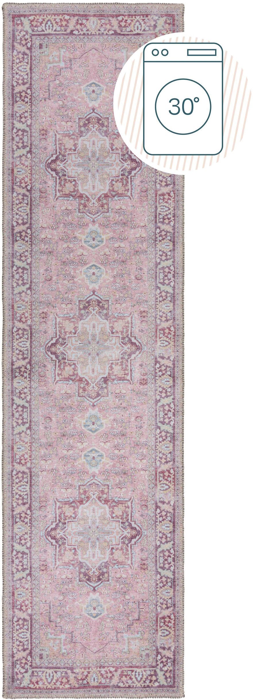 FLAIR RUGS Teppich "Windsor" rechteckig 4 mm Höhe Waschbarer Teppich günstig online kaufen