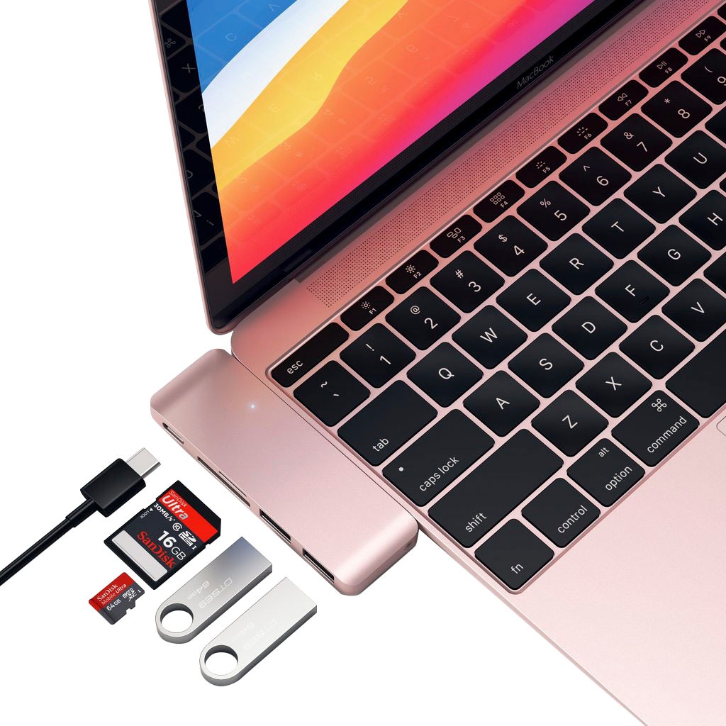 Satechi Adapter »Type-C Pass-through USB Hub«