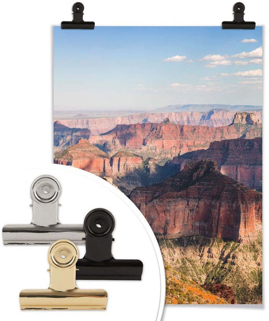 Wall-Art Poster »Point Imperial Grand Canyon«, Landschaften, (1 St.), Poster ohne Bilderrahmen