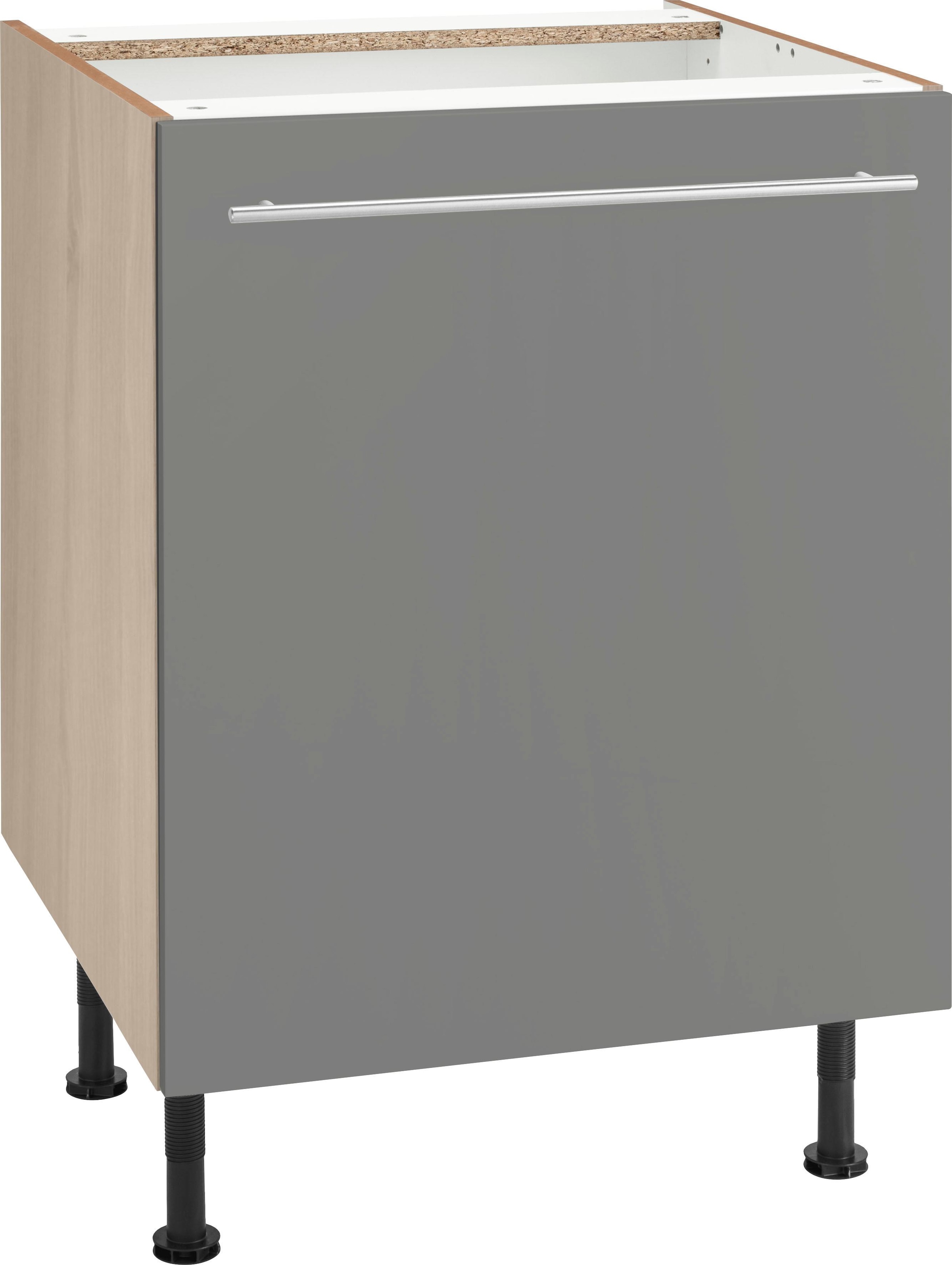 OPTIFIT Unterschrank "Bern", 60 cm breit, mit 1 Tür mit höhenverstellbaren Füßen, mit Metallgriff