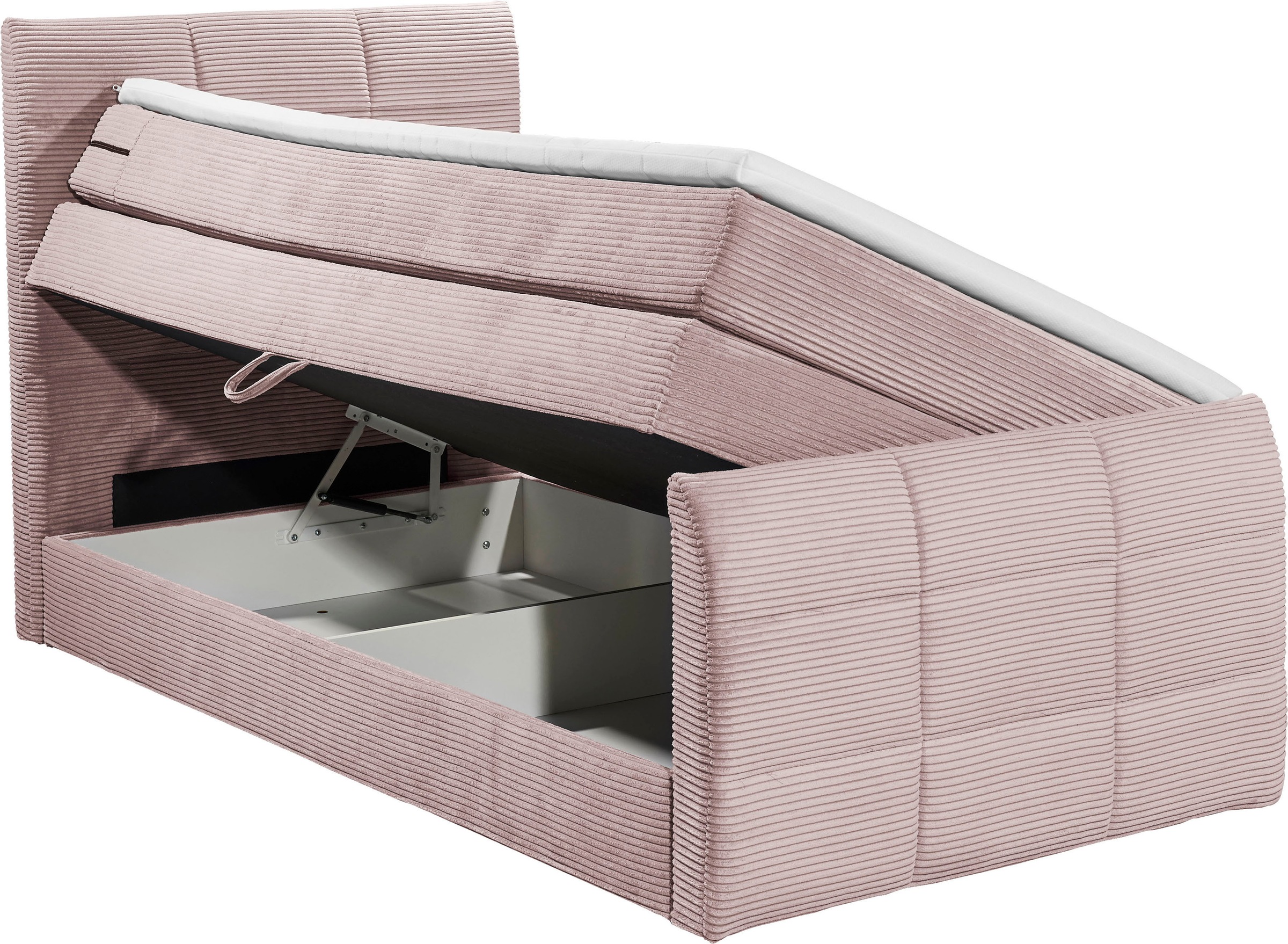 ED EXCITING DESIGN Boxspringbett »Bolivia«, harte Seite mit Kokosmatte, weiche Seite mit Filzabdeckung