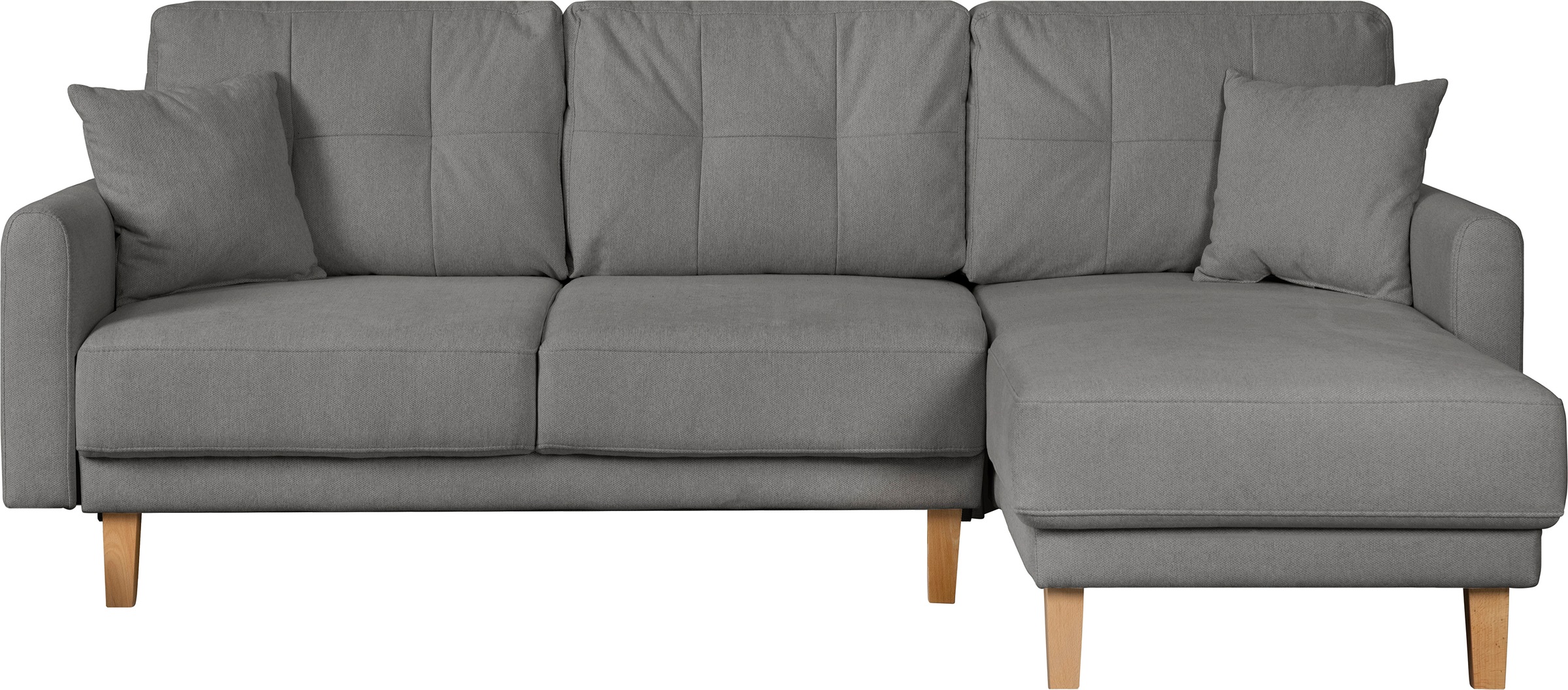 Home affaire Ecksofa »TRIPLO optionale Schlafsofa mit Bettkasten, Maße B/T/H: 234/164/89 cm«, L-Form wahlweise mit Bettfunktion - Liegefläche 132x210 cm