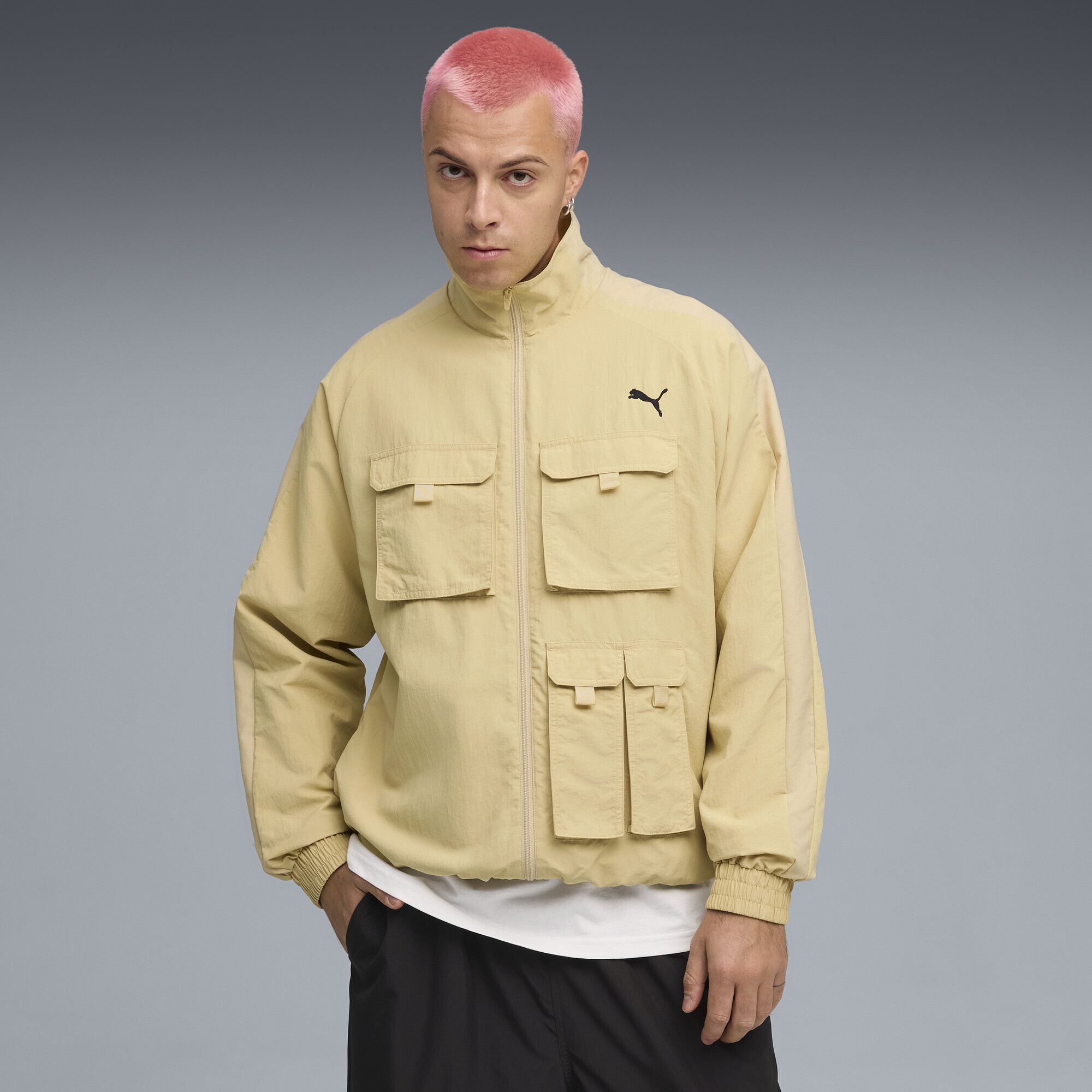 PUMA Trainingsjacke »T7 Cargo Relaxed Trainingsjacke Herren«