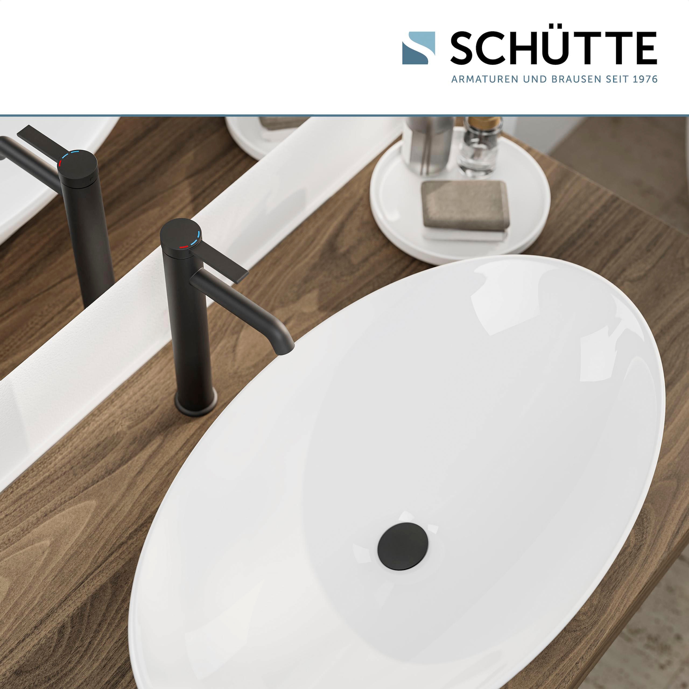 Schütte Waschtischarmatur »LOS ANGELES«, Wasserhahn Bad, energiesparend, Aufsatzwaschbecken