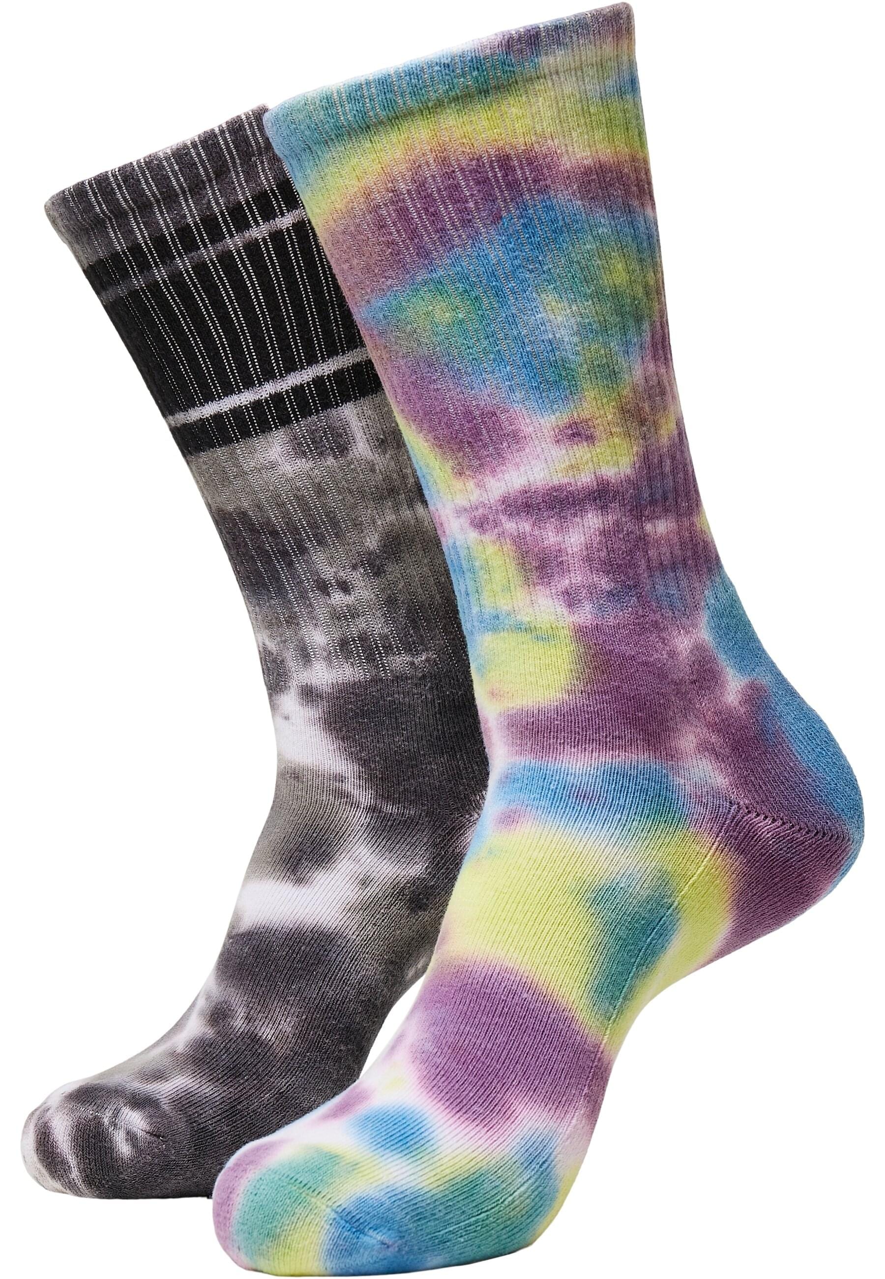 URBAN CLASSICS Basicsocken "Urban Classics Unisex Tie Dye Socks 2-Pack", (1 günstig online kaufen