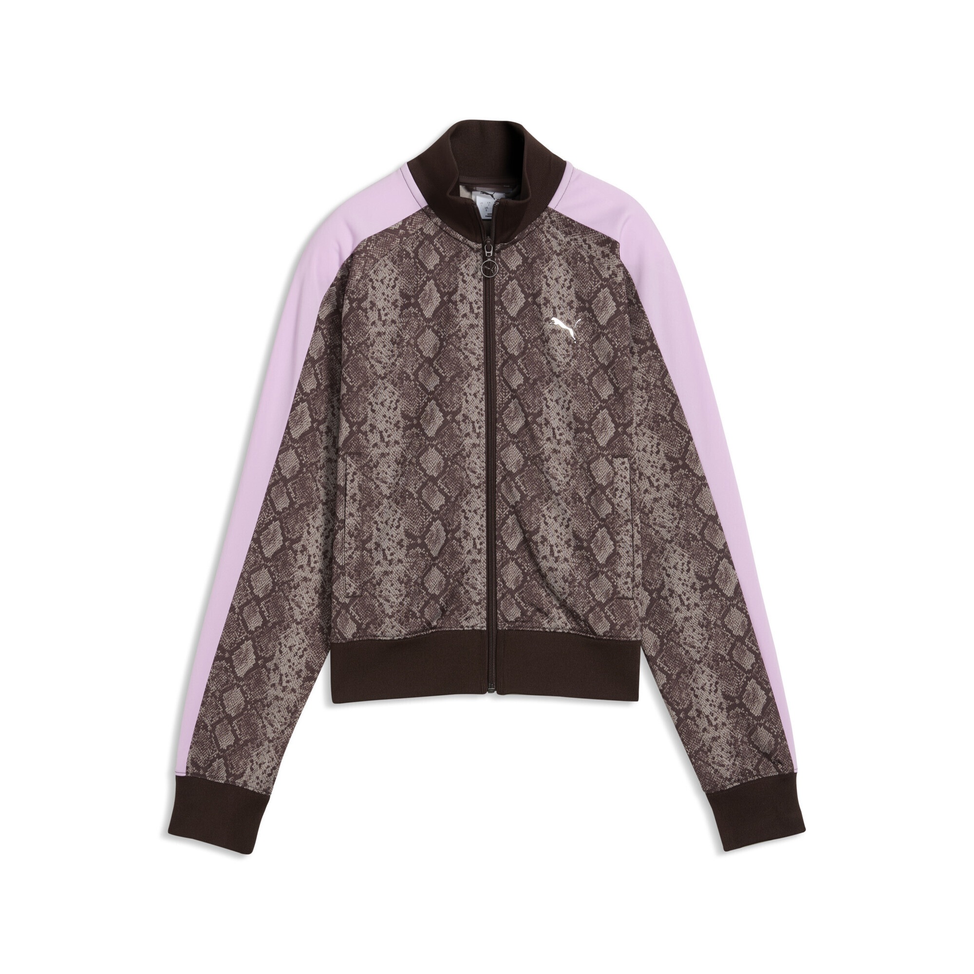 PUMA Trainingsjacke »T7 Snake Print Short Trainingsjacke Damen«