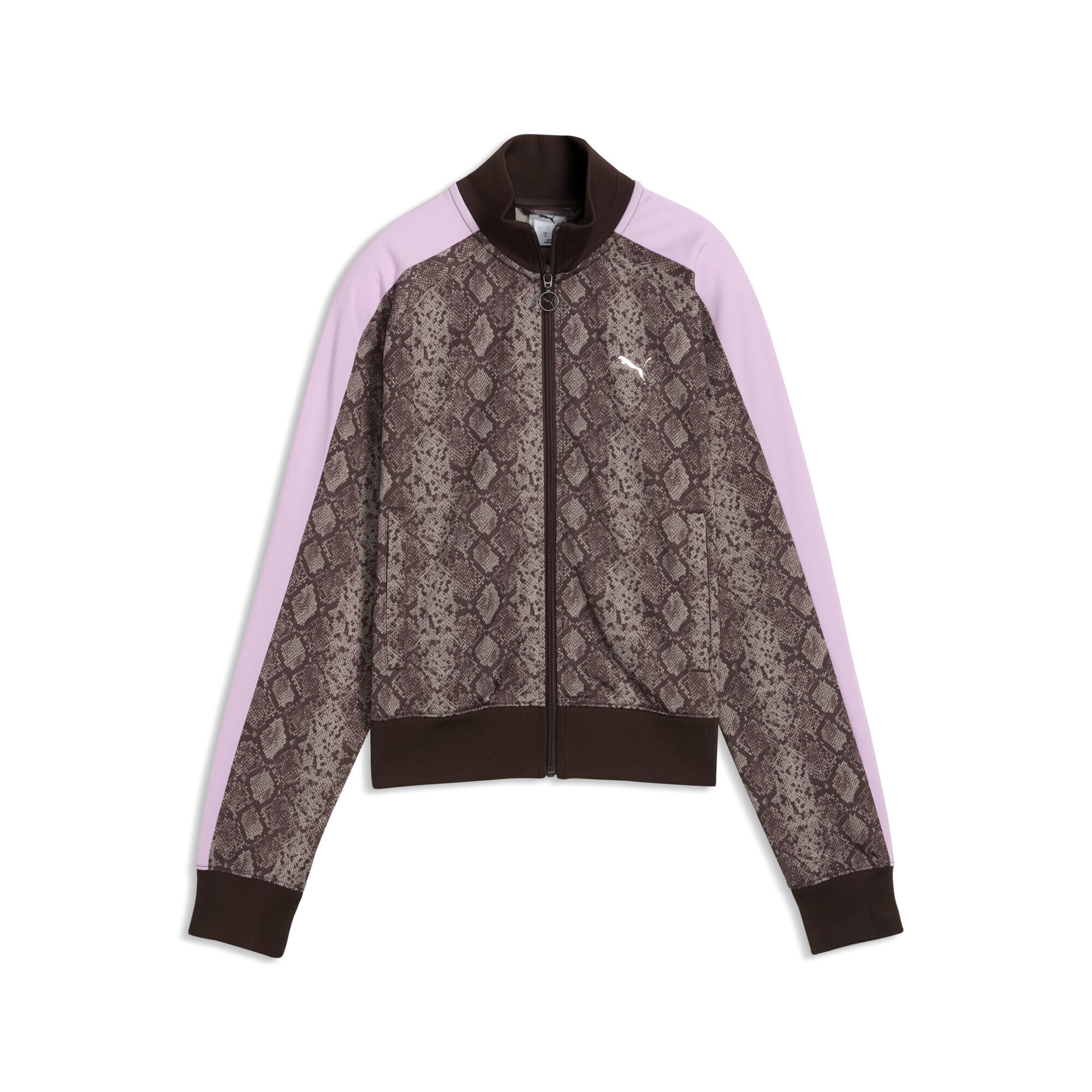 PUMA "T7 Snake Print Short Trainingsjacke Damen"