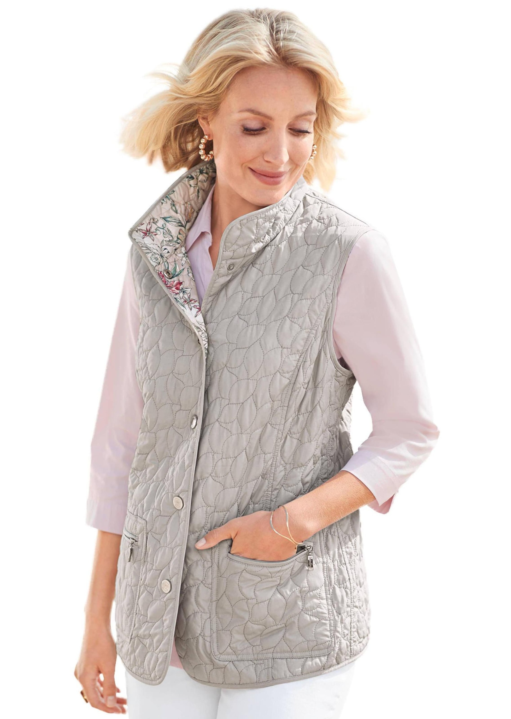 Thumbnail - GOLDNER Kurzweste "Kurzgröße Verwandlungskünstler Steppwendeweste" Wendeweste