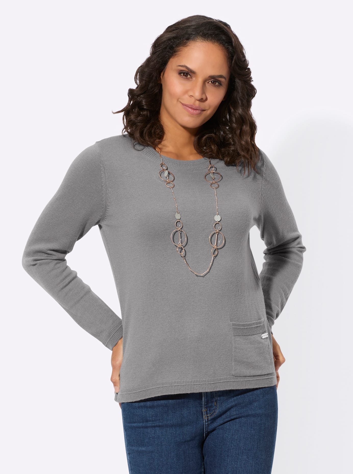 Casual Looks Rundhalspullover "Pullover" günstig online kaufen