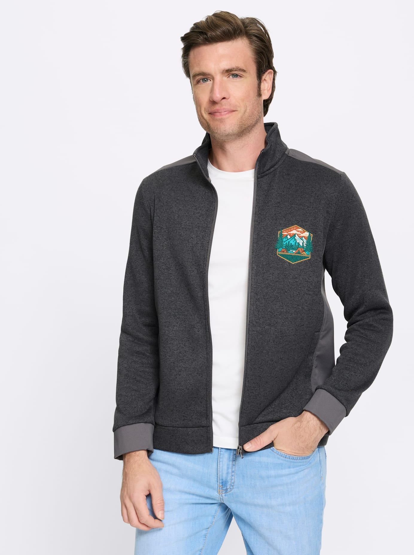 Catamaran Strickfleecejacke