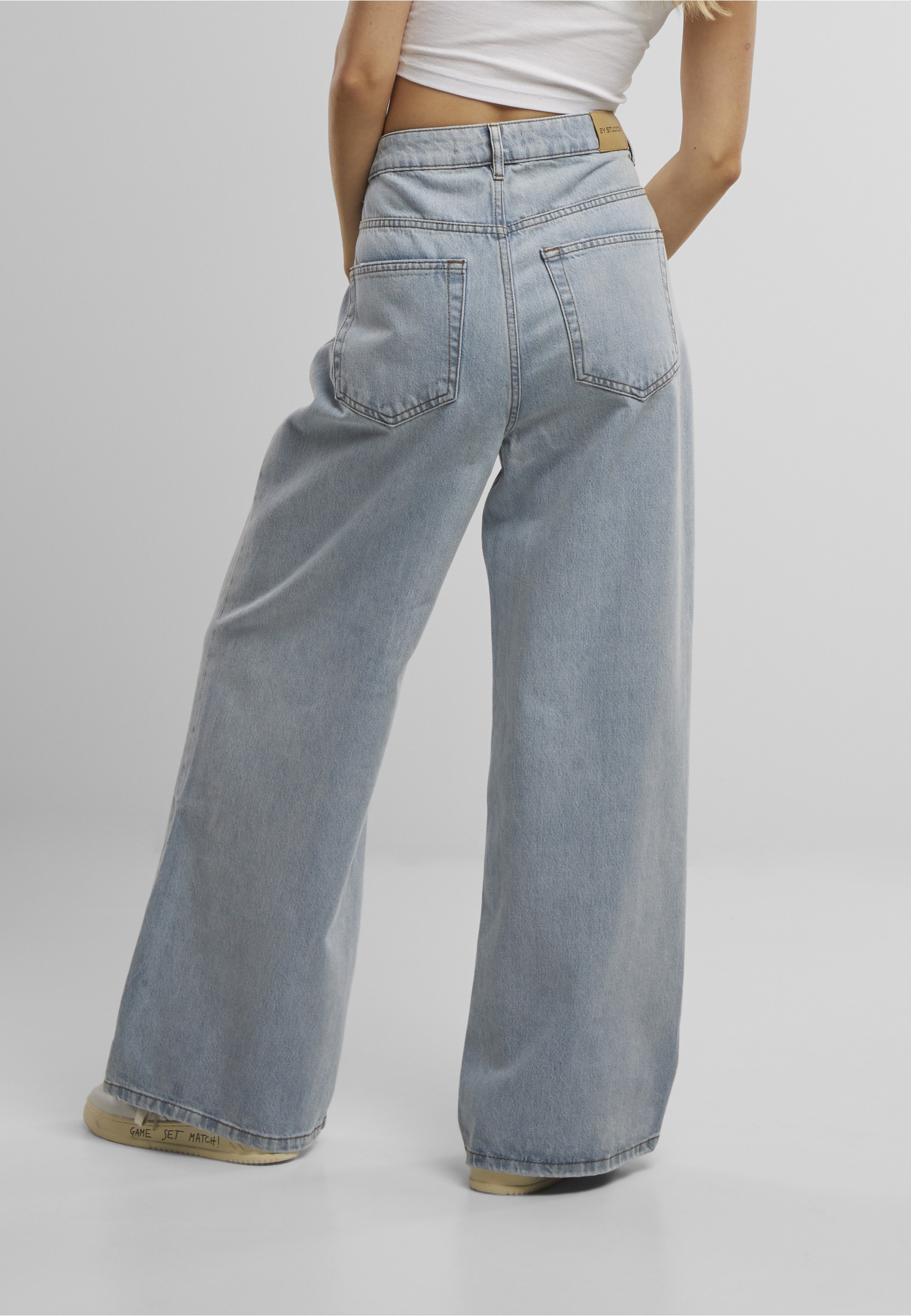 2Y Studios Diala Wide Baggy Jeans Lightblue 29 5