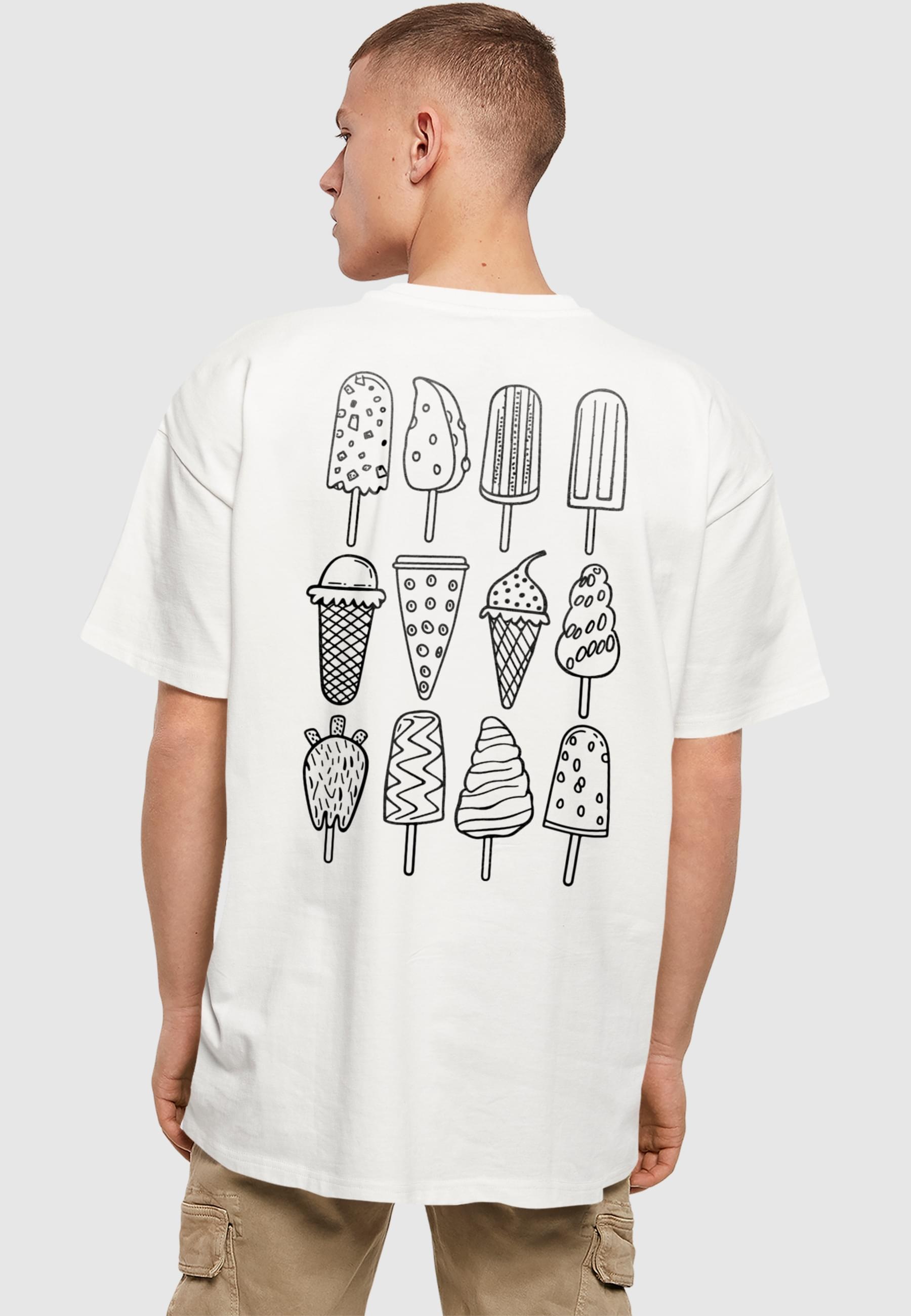 Merchcode T-Shirt »Merchcode Ice Cream Oversized T-shirt«, (1 tlg.)