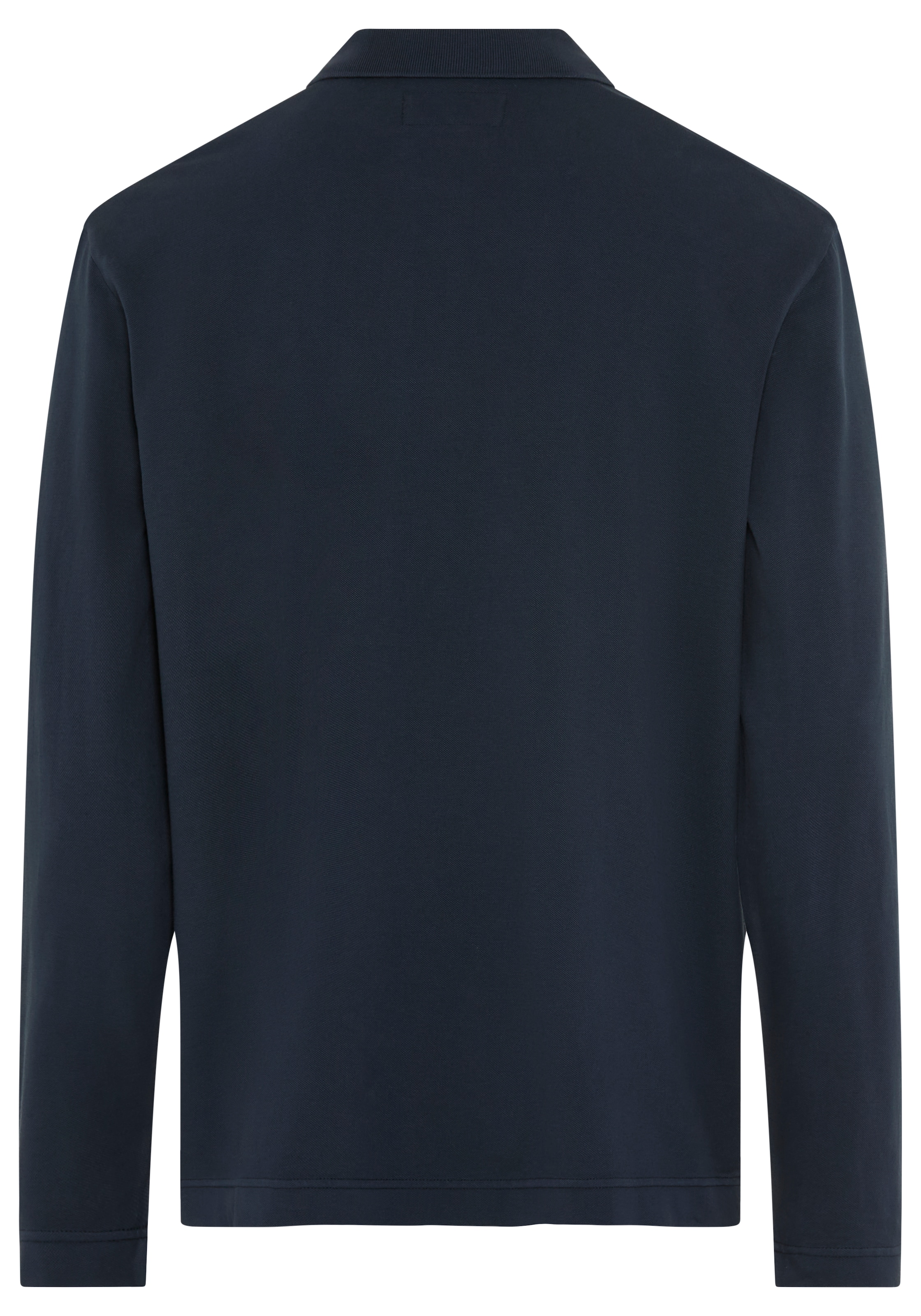 Marc O'Polo Langarm-Poloshirt Piqué regular fit aus Bio-Baumwolle mit Elasthan