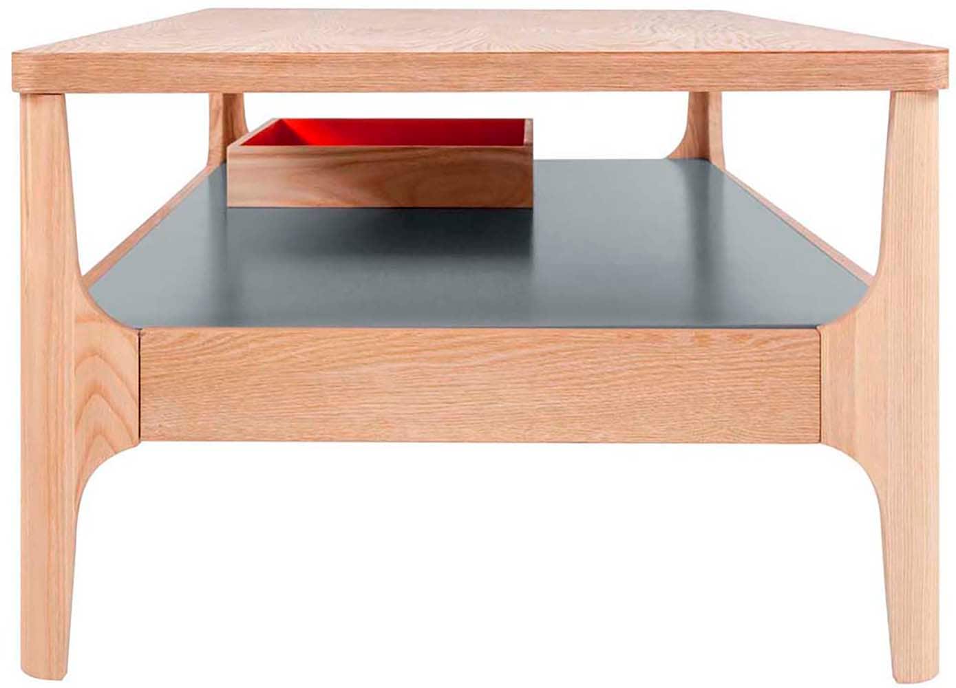 Kayoom Couchtisch »Kaffeetisch Addison, Couchtisch, offenes, ausgefallenes Design« 1 Stk. tlg. Ausgefallenes Design, Tischbeine aus Massivholz, aus robustem Material