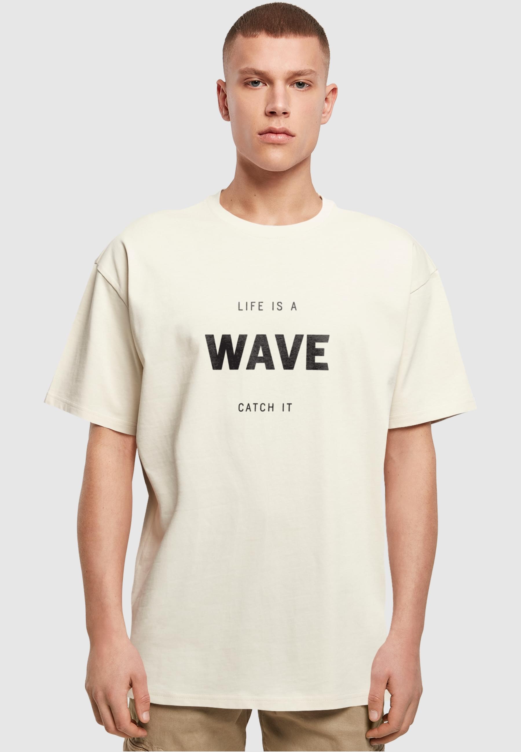 Merchcode T-Shirt »Merchcode Herren Summer - Life is a wave Heavy Oversize Tee«, (1 tlg.)