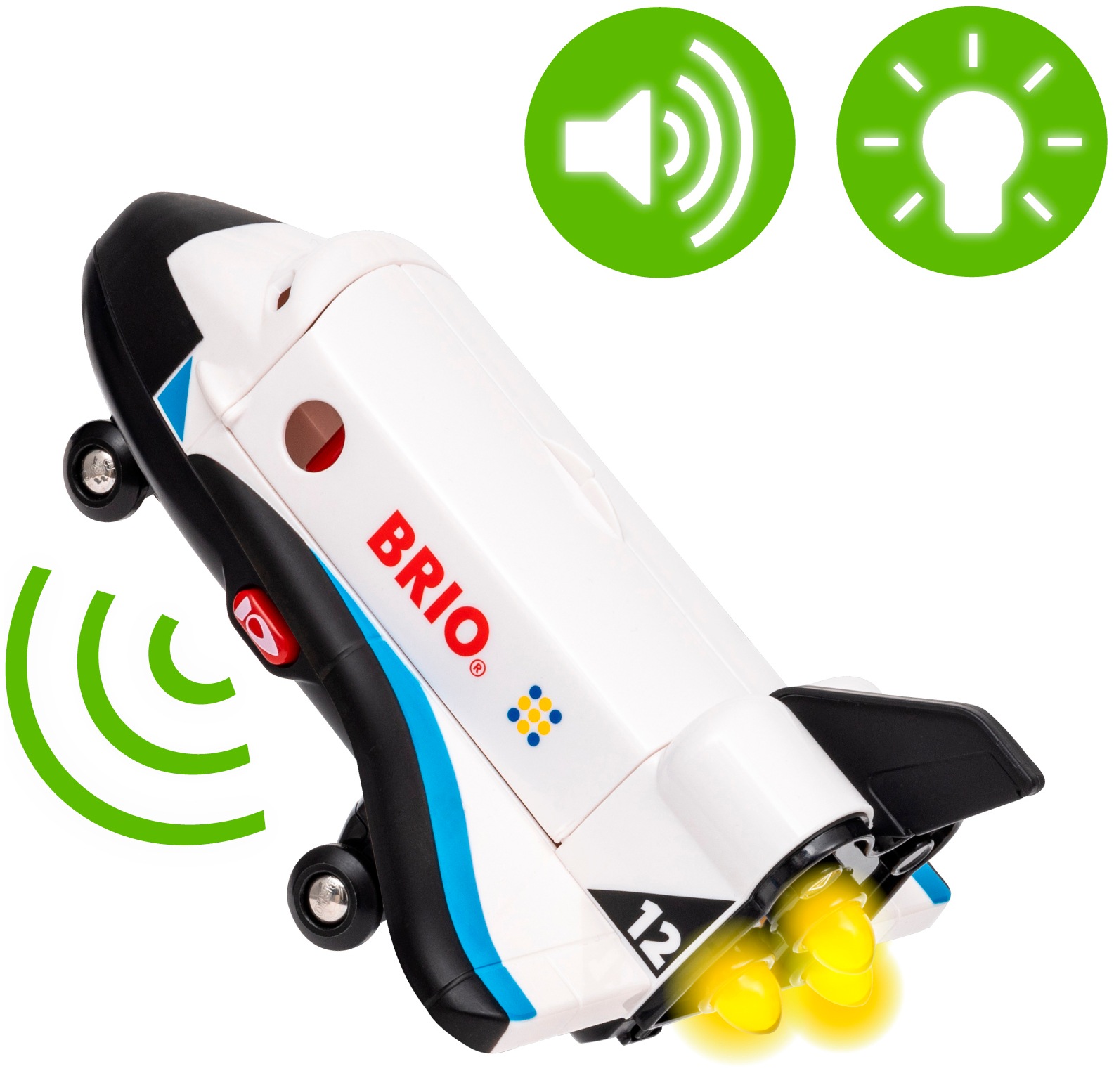 BRIO® Spielwelt »BRIO® WORLD, Weltraum Deluxe Zugset (36157)« mit Licht und Sound