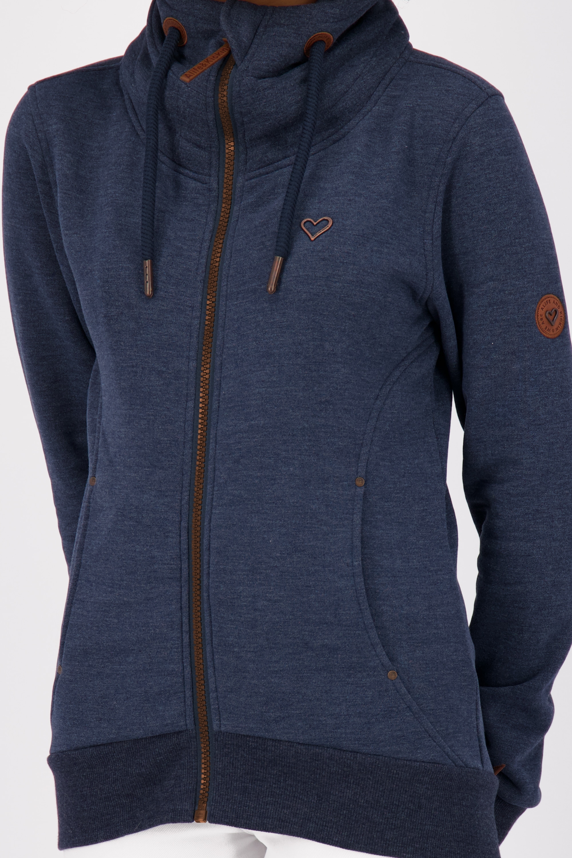 Alife & Kickin Kapuzensweatjacke »Damen VivianAK A«