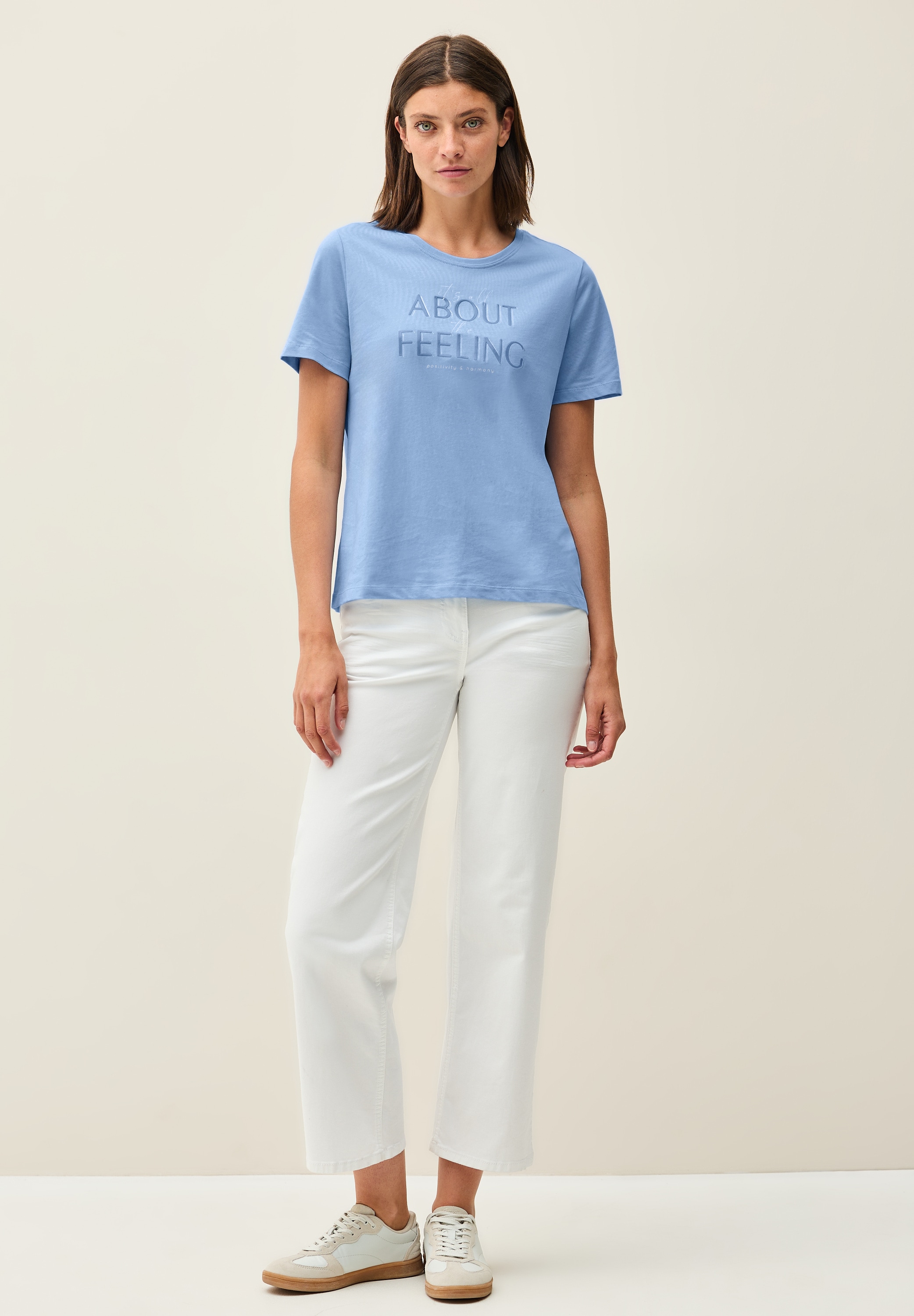Cecil Print-Shirt, aus reiner Baumwolle