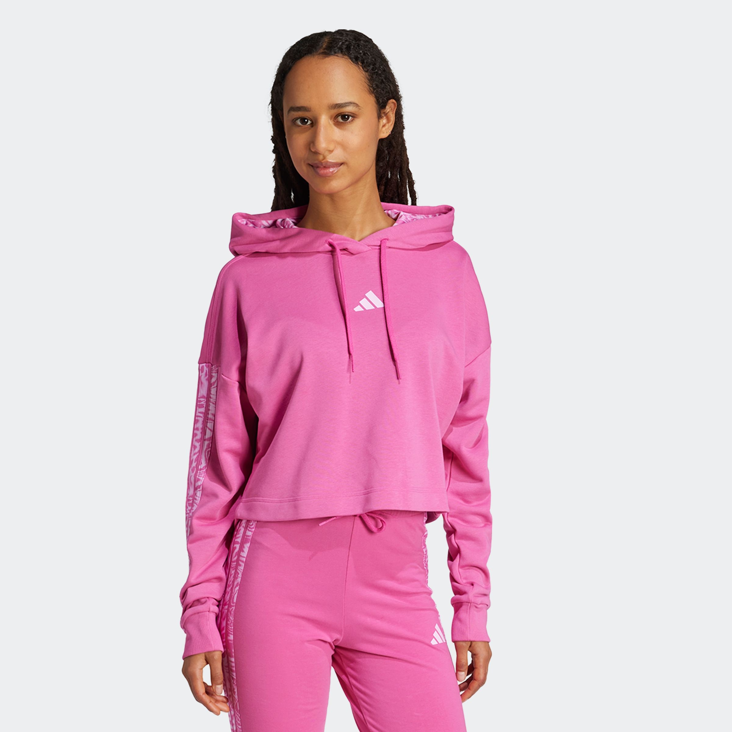 adidas Sportswear Kapuzensweatshirt "W AOP 3S HD" günstig online kaufen