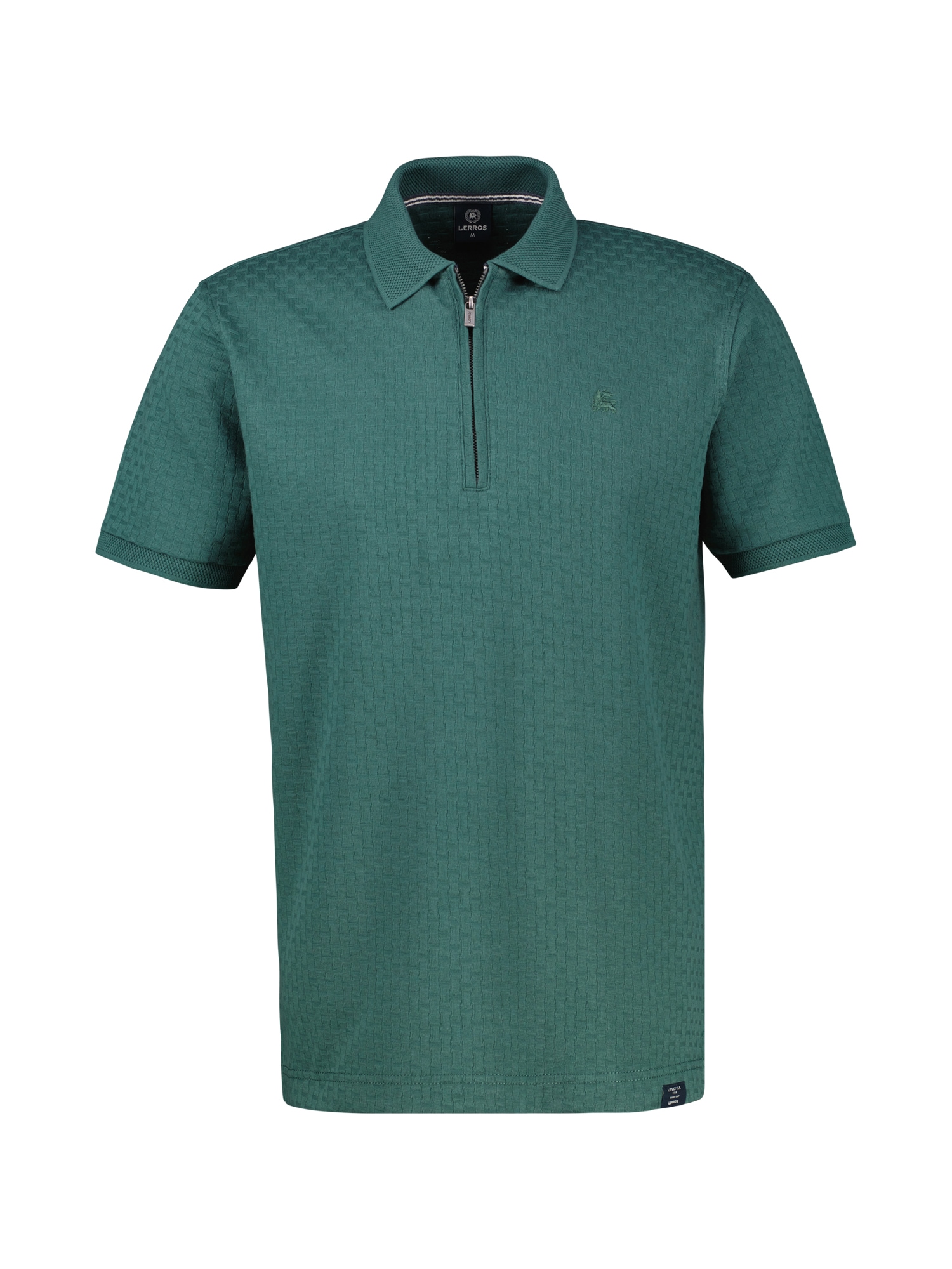 Lerros Poloshirt "Poloshirt Mit Reißverschlusskragen, Grosse Größen"