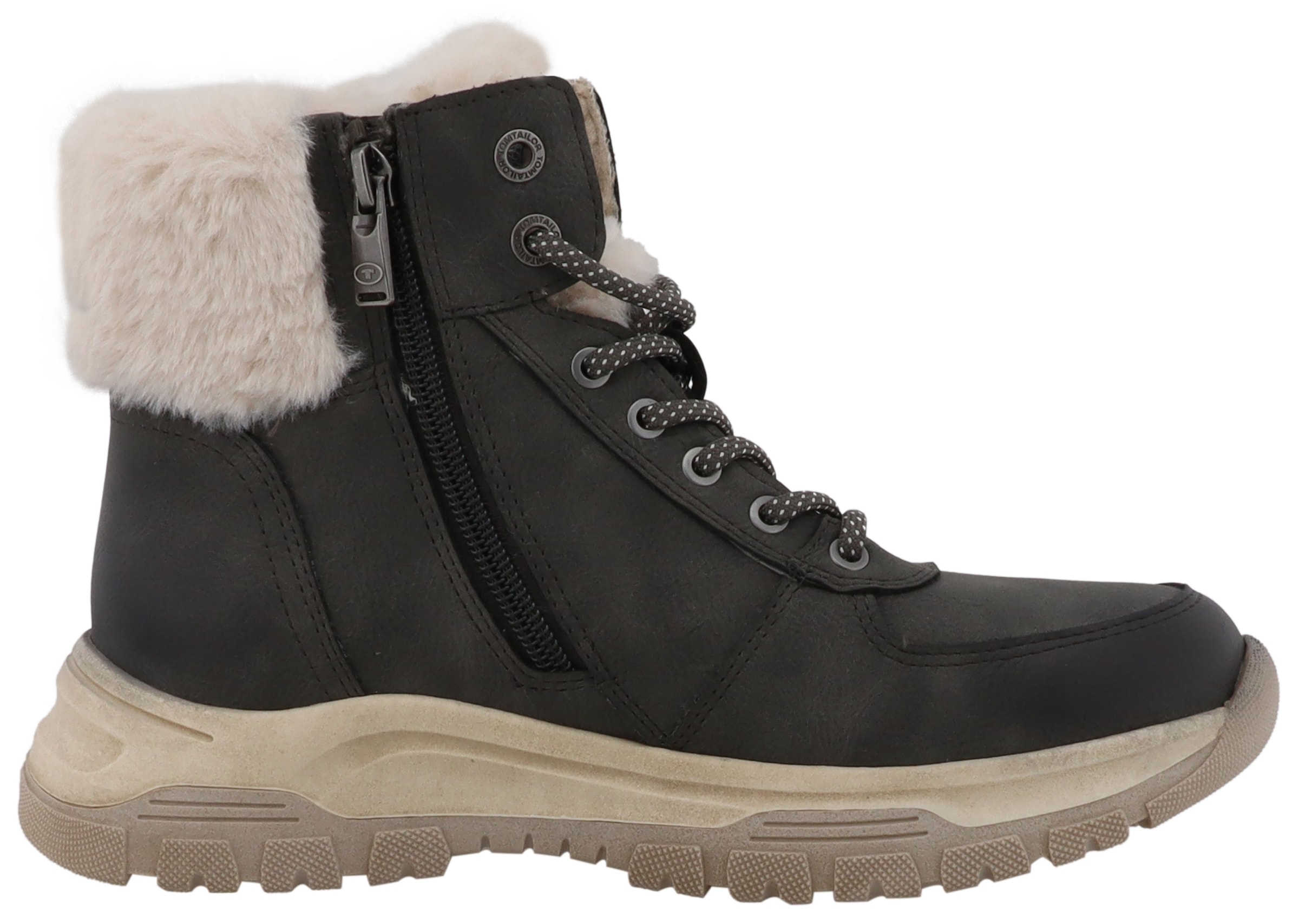 TOM TAILOR Winterboots  Winterboots, Schnürboots mit TEX-Membrane, Weite G