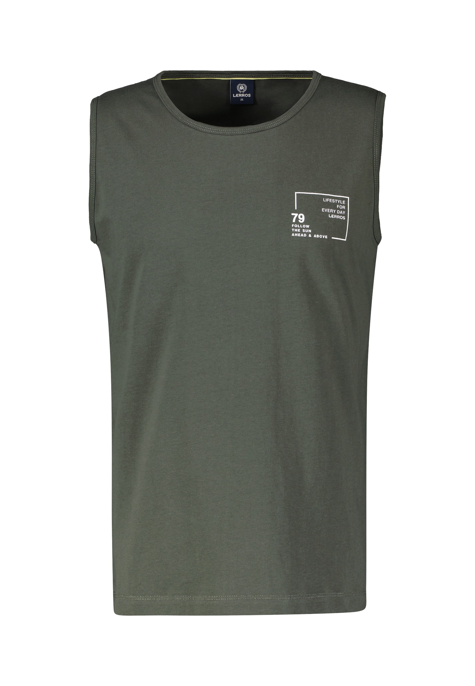 LERROS Muskelshirt "LERROS Tanktop mit Brustprint"