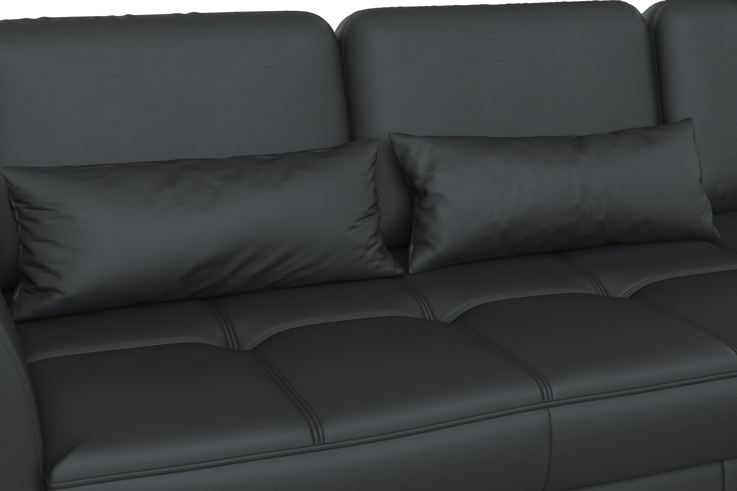 sit&more Ecksofa »Bendigo L-Form«, inklusive Sitztiefenverstellung, Bodenfreiheit 12 cm, in 2 Fußfarben